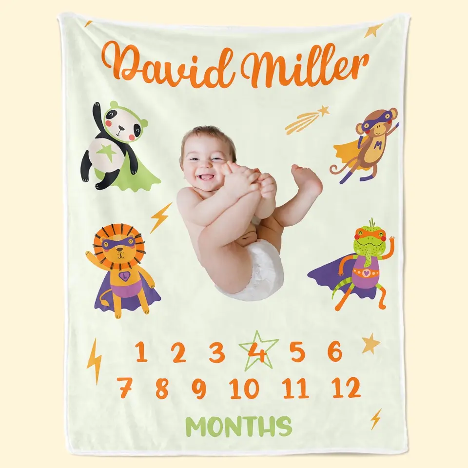 Custom Photo A Cozy Blanket Makes Every Nap A Little Sweeter - Family Personalized Custom Baby Blanket - Gift For Baby Kids, Newborn Baby - Image 3
