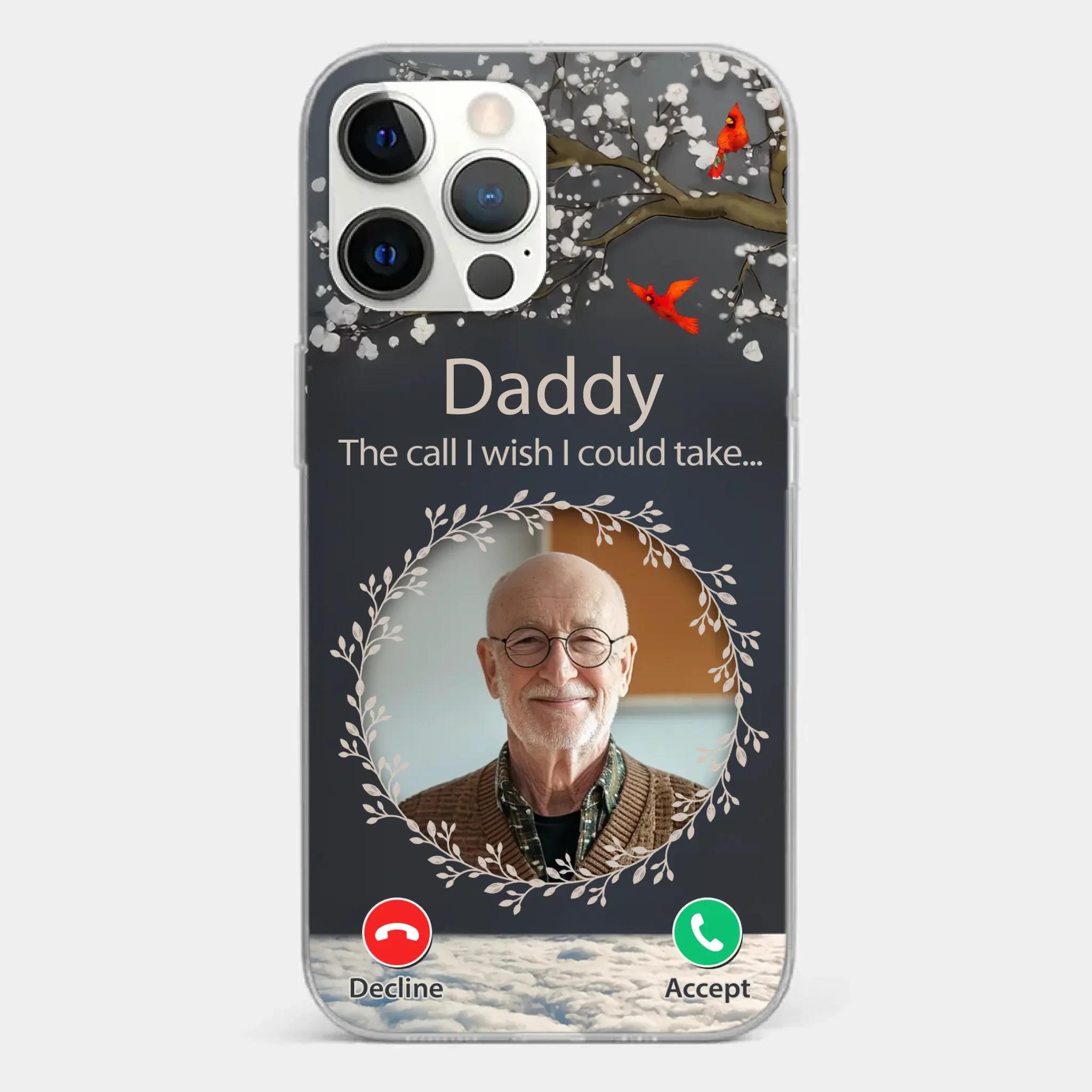 Custom Photo A Personalized Gesture That Brings Comfort And Peace - Memorial Personalized Custom Clear Phone Case - Sympathy Gift For Family Members - Image 16
