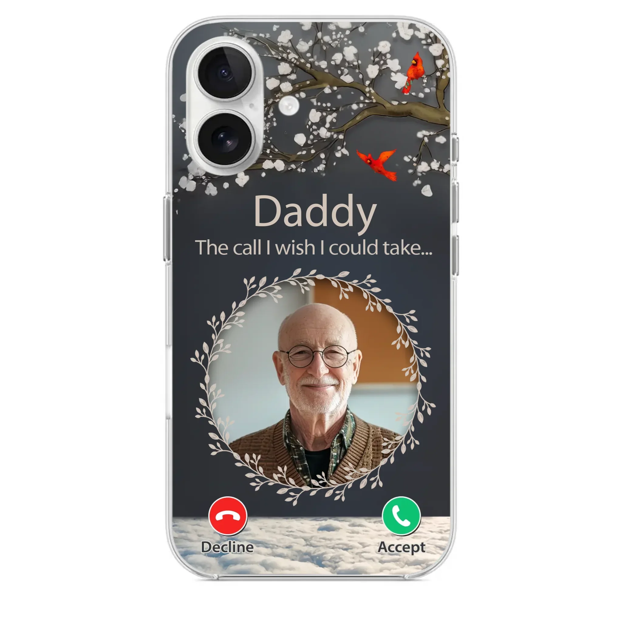 Custom Photo A Personalized Gesture That Brings Comfort And Peace - Memorial Personalized Custom Clear Phone Case - Sympathy Gift For Family Members - Image 28