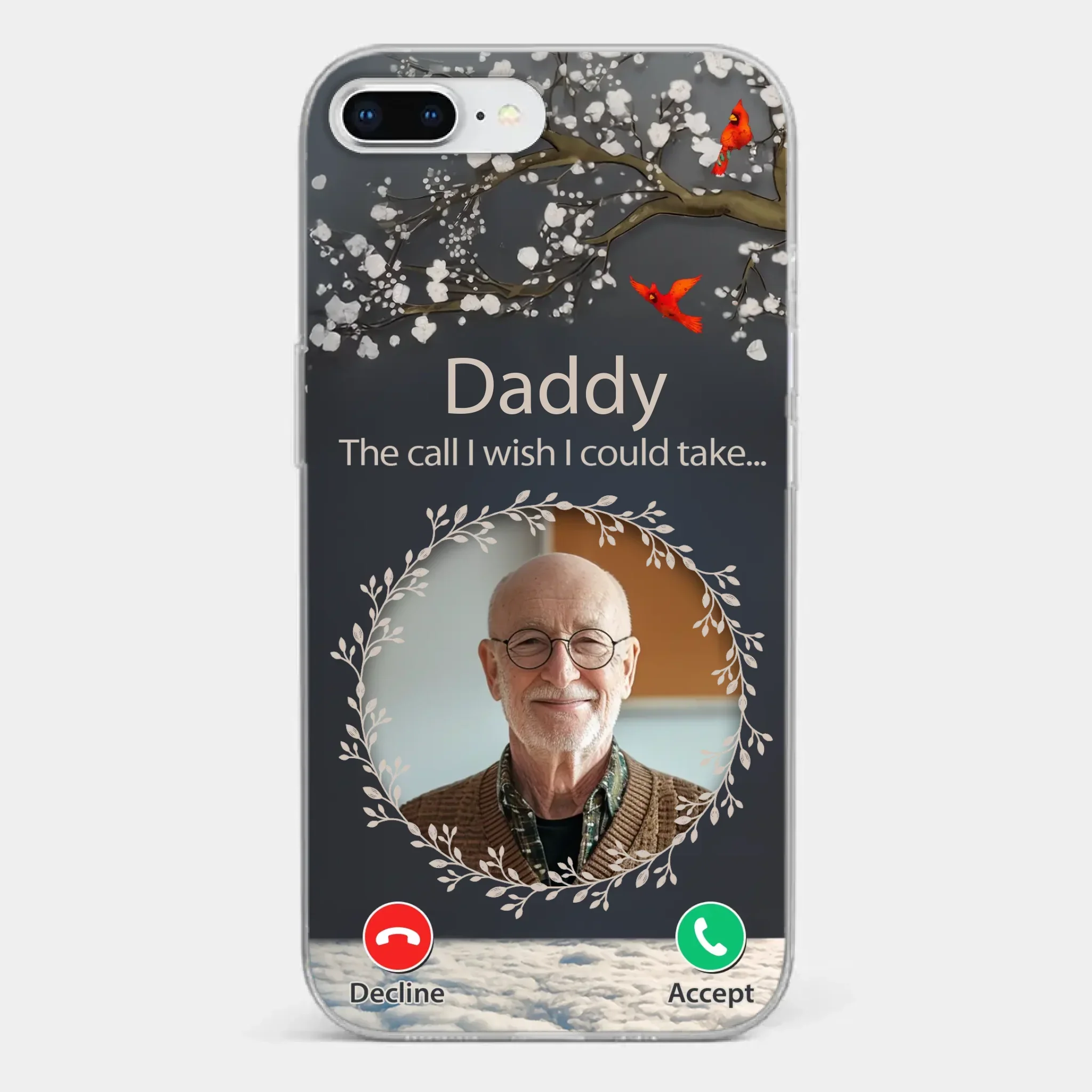 Custom Photo A Personalized Gesture That Brings Comfort And Peace - Memorial Personalized Custom Clear Phone Case - Sympathy Gift For Family Members - Image 3
