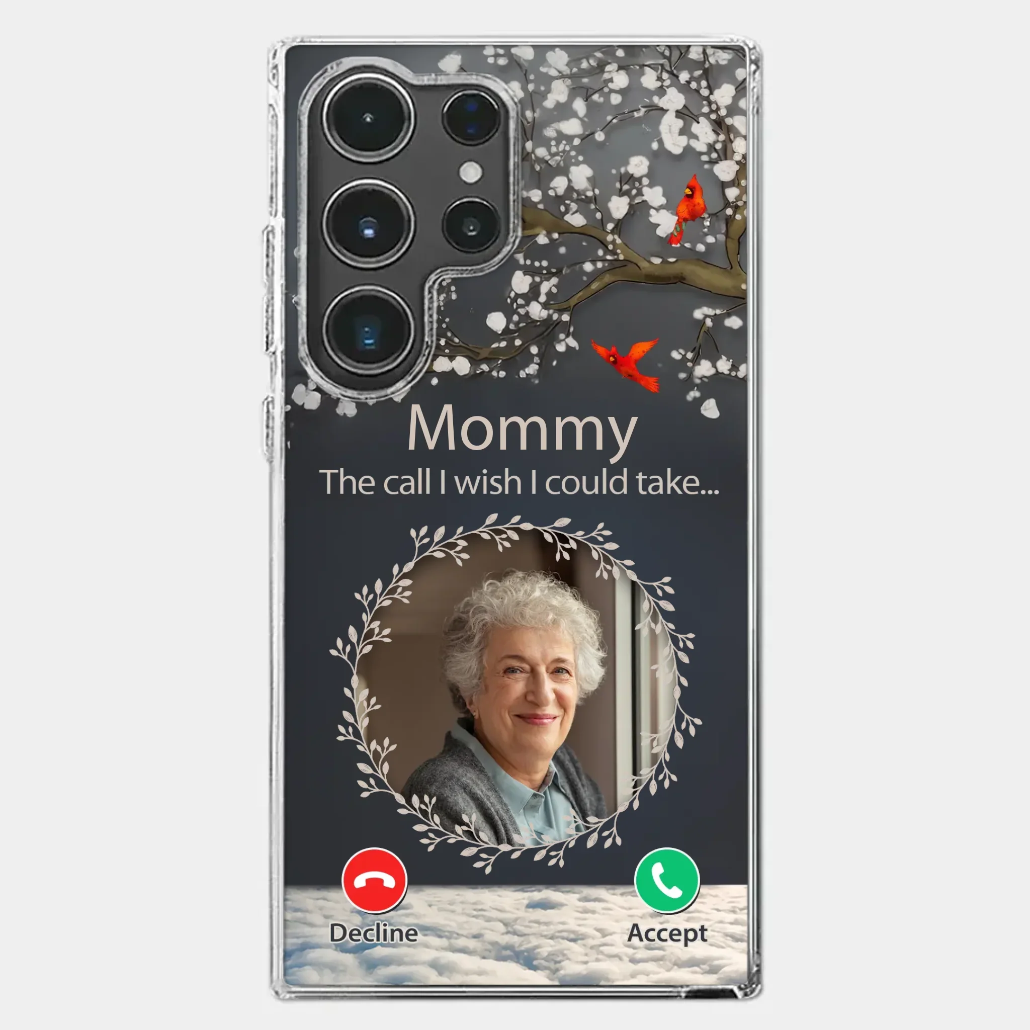 Custom Photo A Personalized Gesture That Brings Comfort And Peace - Memorial Personalized Custom Clear Phone Case - Sympathy Gift For Family Members - Image 41