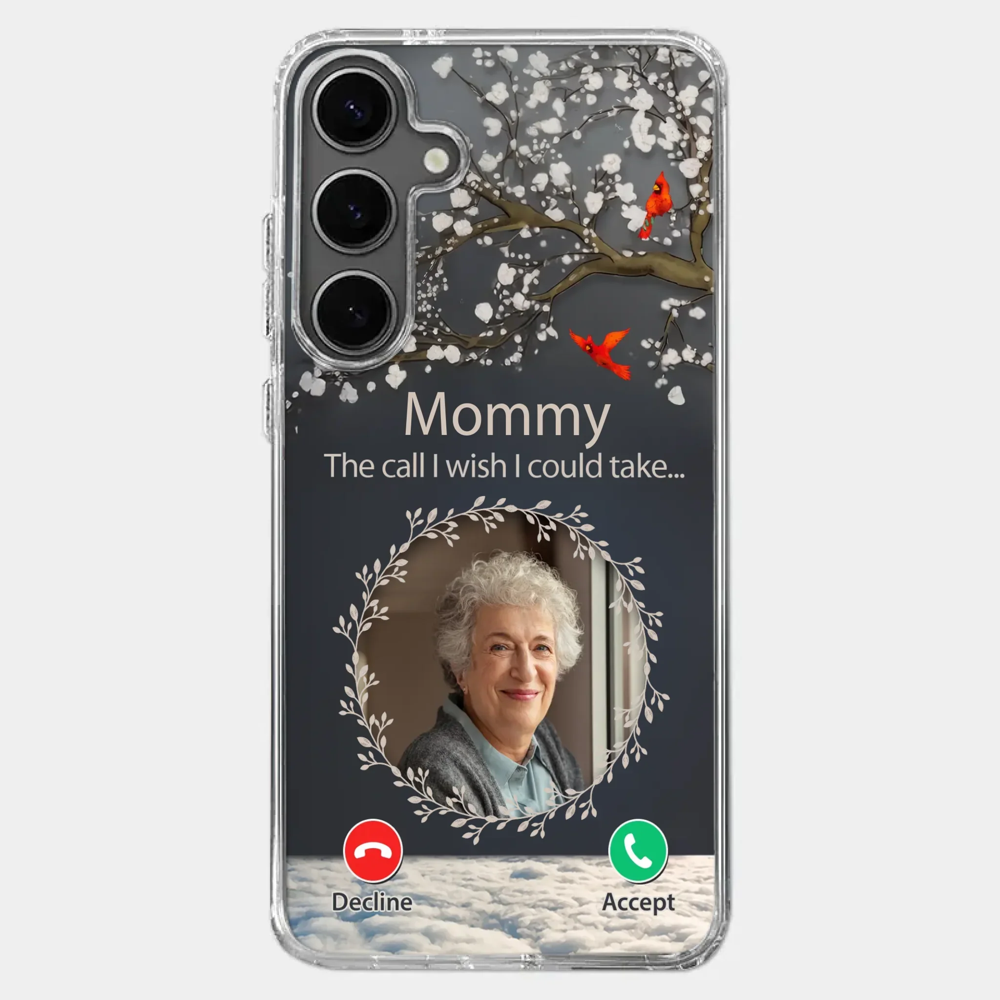 Custom Photo A Personalized Gesture That Brings Comfort And Peace - Memorial Personalized Custom Clear Phone Case - Sympathy Gift For Family Members - Image 42