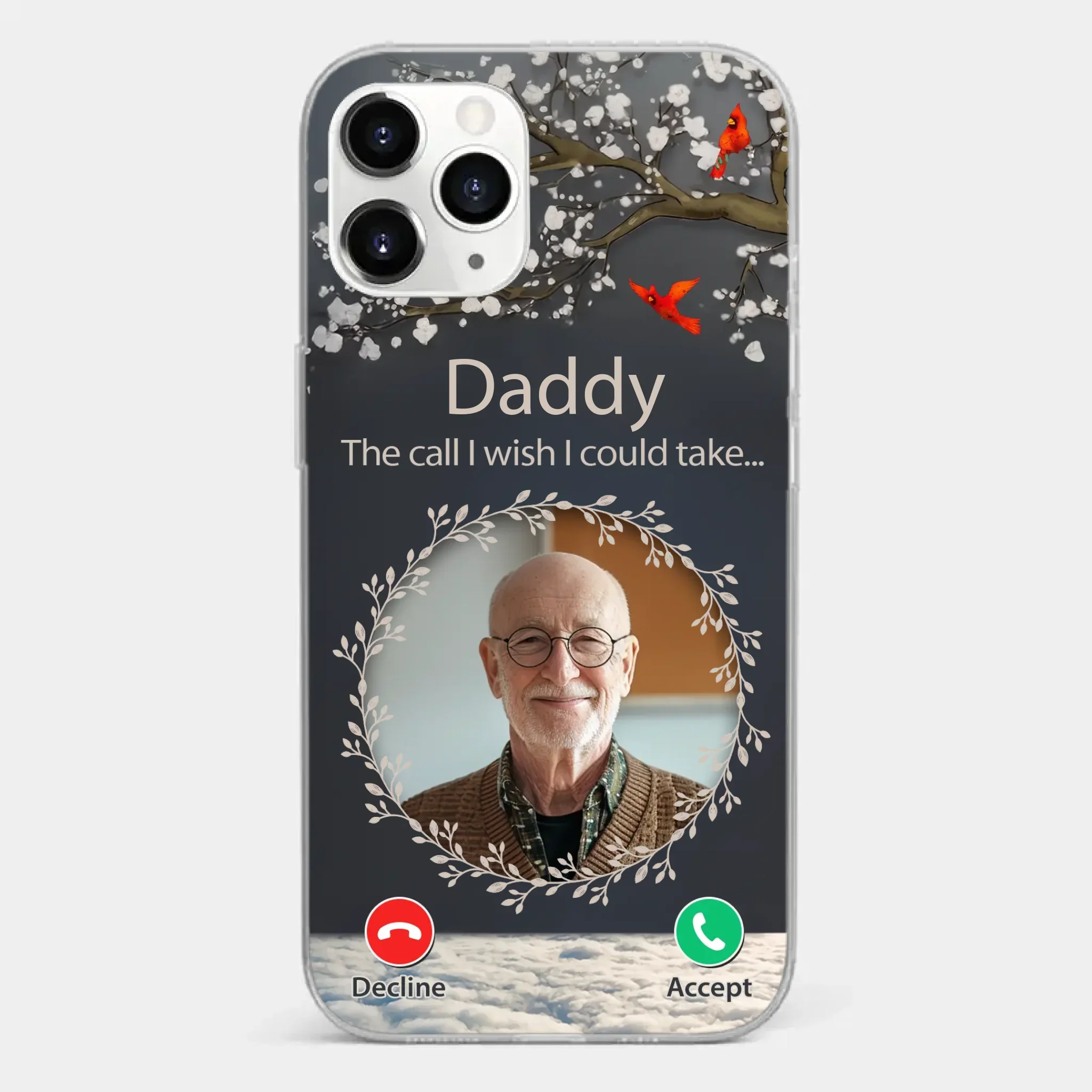 Custom Photo A Personalized Gesture That Brings Comfort And Peace - Memorial Personalized Custom Clear Phone Case - Sympathy Gift For Family Members - Image 8