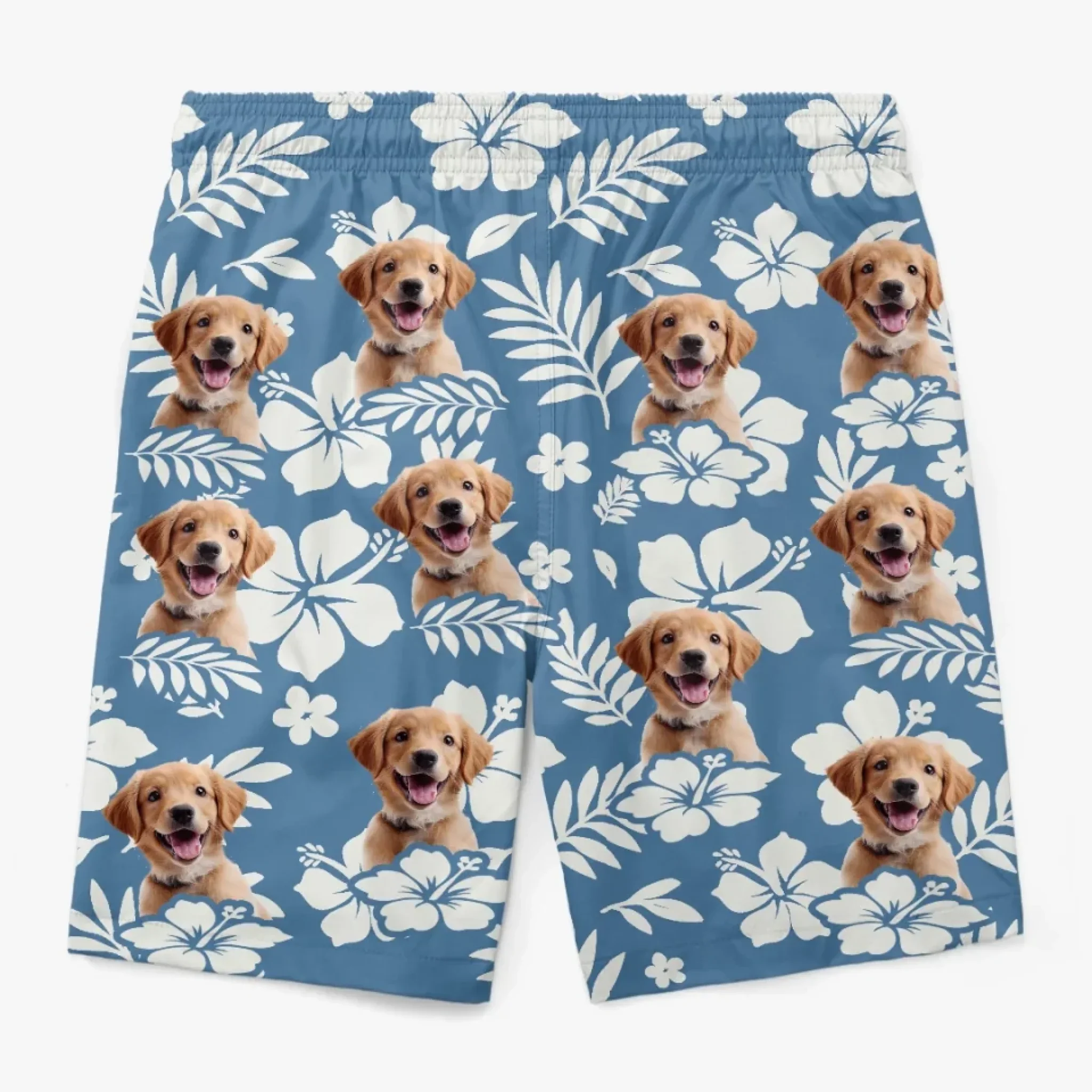 Custom Photo Aloha & Tail Wags - Dog & Cat Personalized Custom Tropical Hawaiian Aloha Men Beach Shorts - Summer Vacation Gift For Pet Owners, Pet Lovers - Image 5