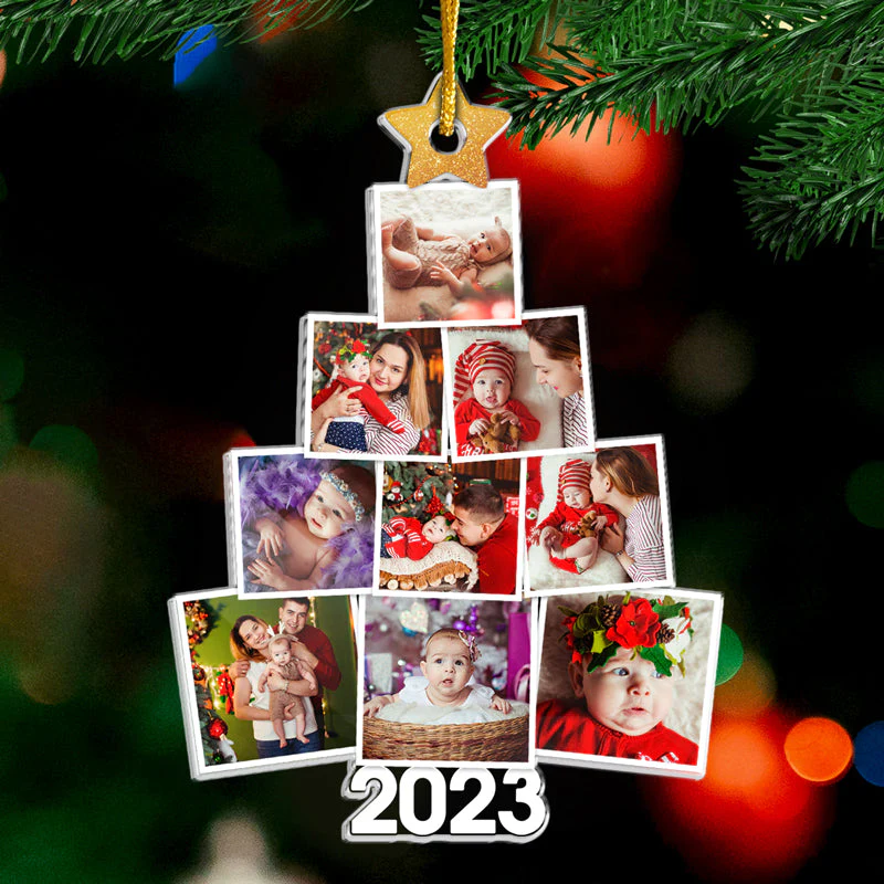 Custom Photo Baby The Perfect Christmas Tree - Family Personalized Custom Ornament - Acrylic Custom Shaped - First Christmas Gift For Baby - Image 3