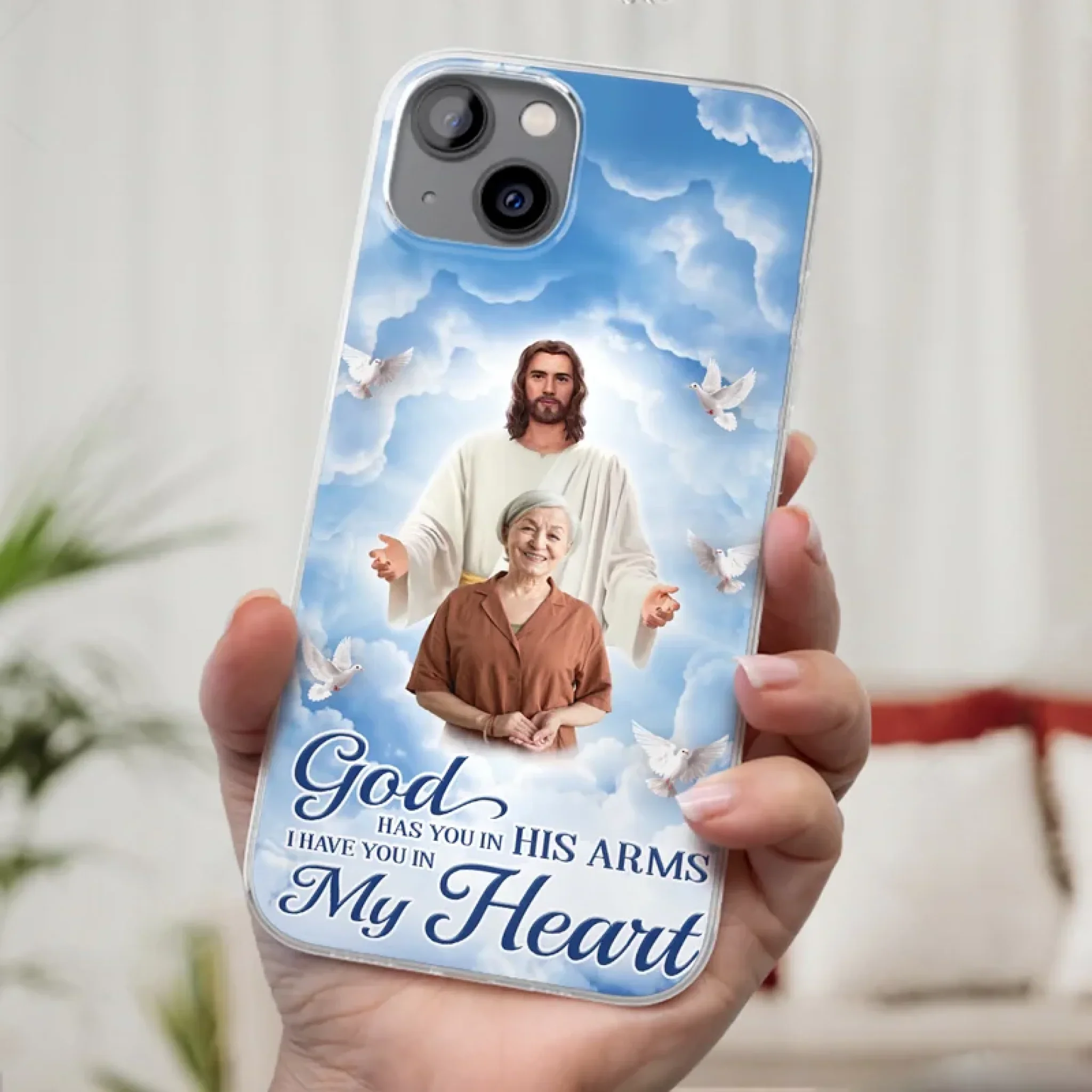 Custom Photo Beautiful As A Bright Shining Star - Memorial Personalized Custom Clear Phone Case - Sympathy Gift For Family Members - Image 32