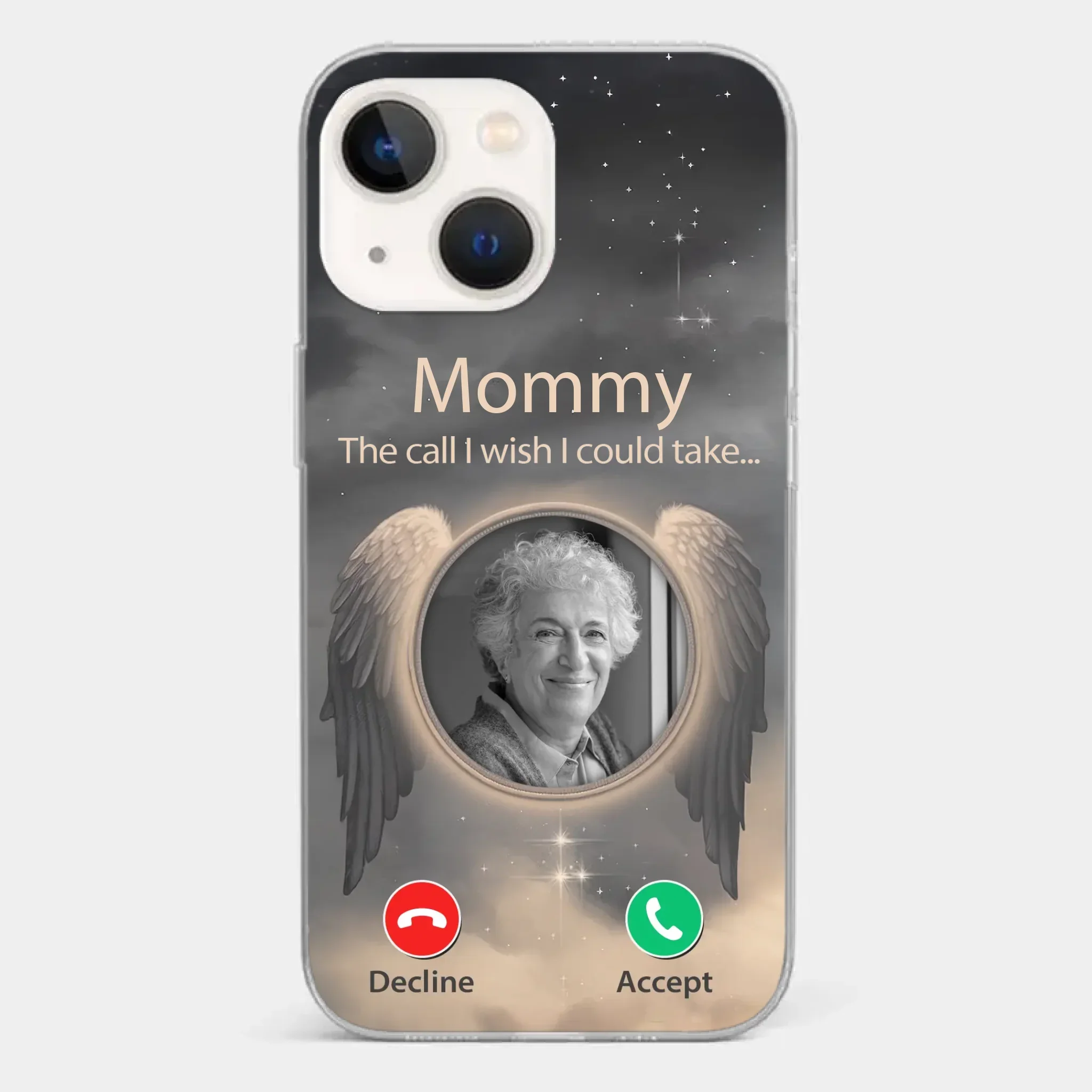 Custom Photo Because Their Love Continues To Guide You - Memorial Personalized Custom Clear Phone Case - Sympathy Gift For Family Members - Image 18