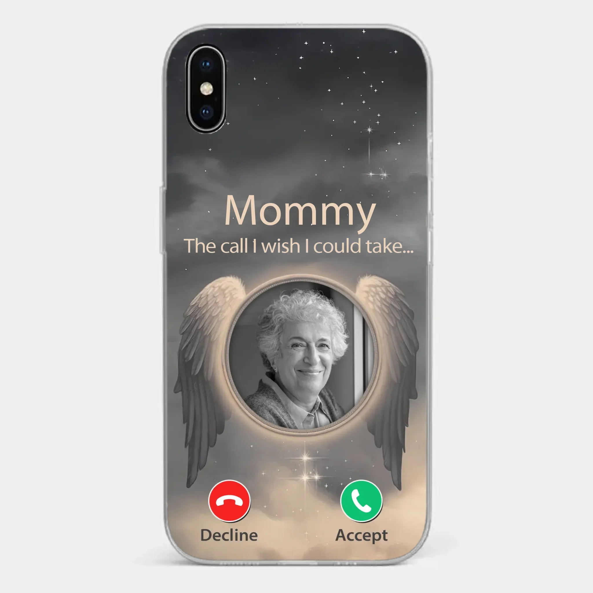 Custom Photo Because Their Love Continues To Guide You - Memorial Personalized Custom Clear Phone Case - Sympathy Gift For Family Members - Image 24