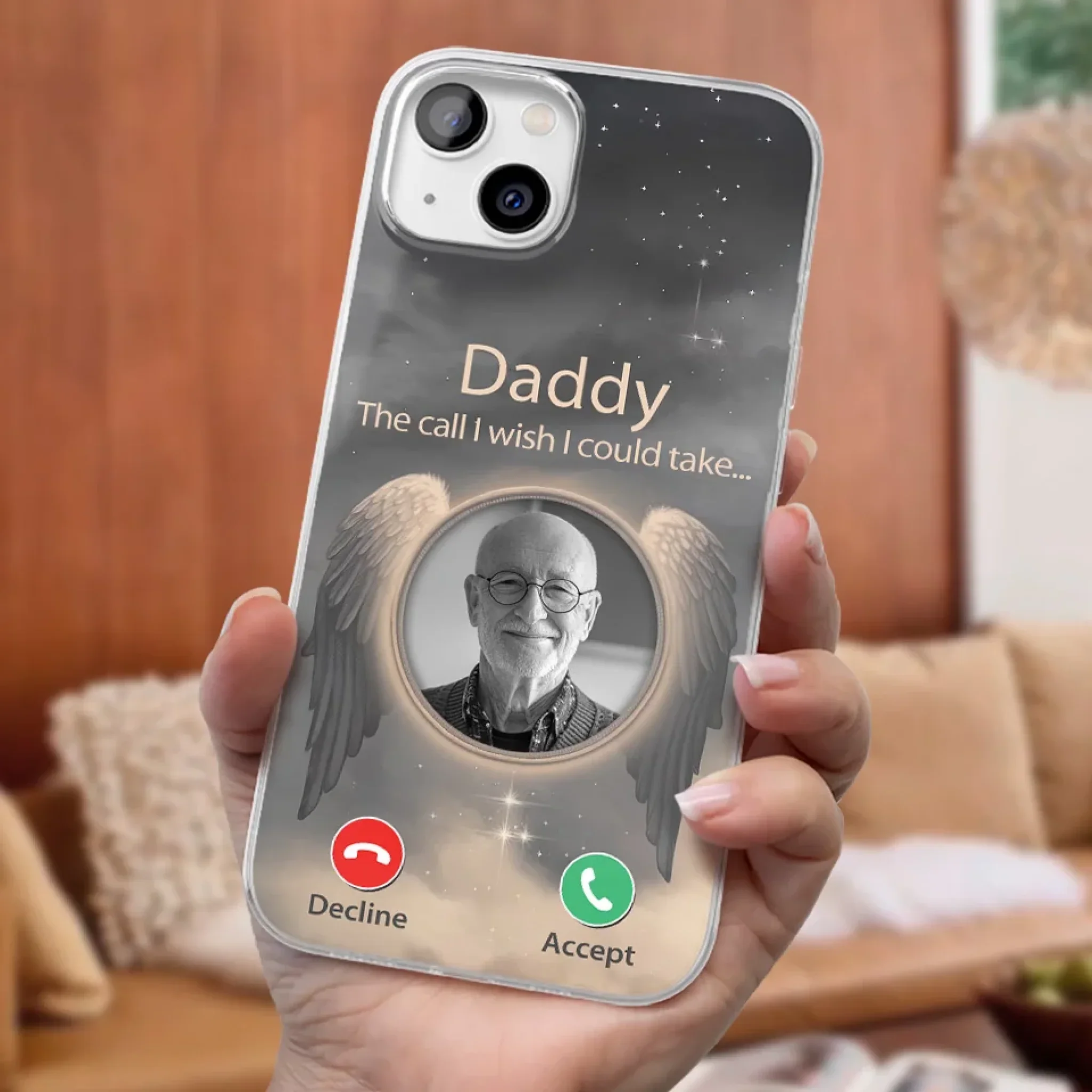 Custom Photo Because Their Love Continues To Guide You - Memorial Personalized Custom Clear Phone Case - Sympathy Gift For Family Members - Image 32