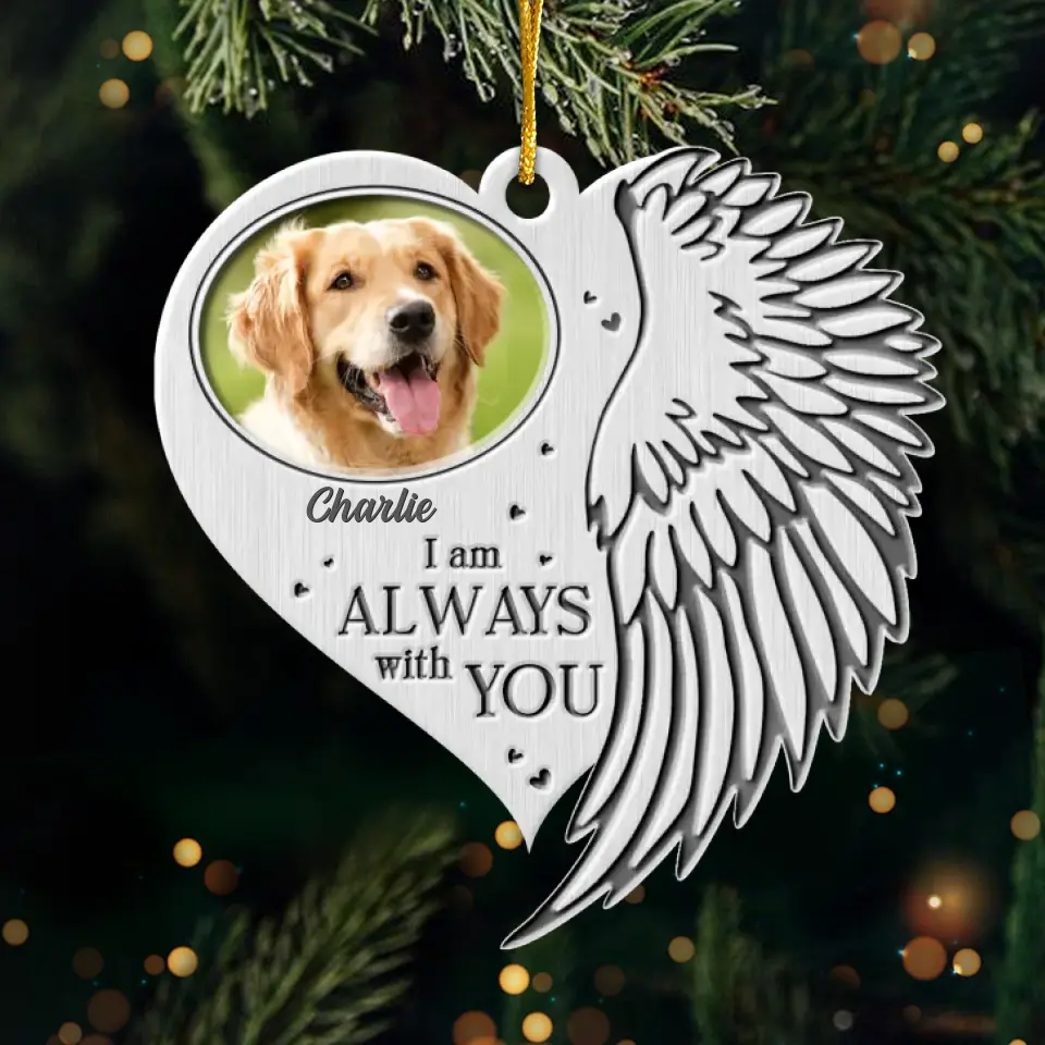 Custom Photo Bound By Memories, United In Love - Memorial Personalized Custom Ornament - Metal Custom Shaped - Sympathy Gift, Christmas Gift For Pet Owners, Pet Lovers - Image 2
