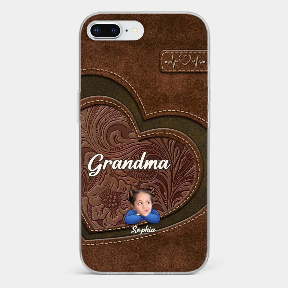 Custom Photo Call Me Grandma - Family Personalized Custom Clear Phone Case - Gift For Mom, Grandma - Image 3