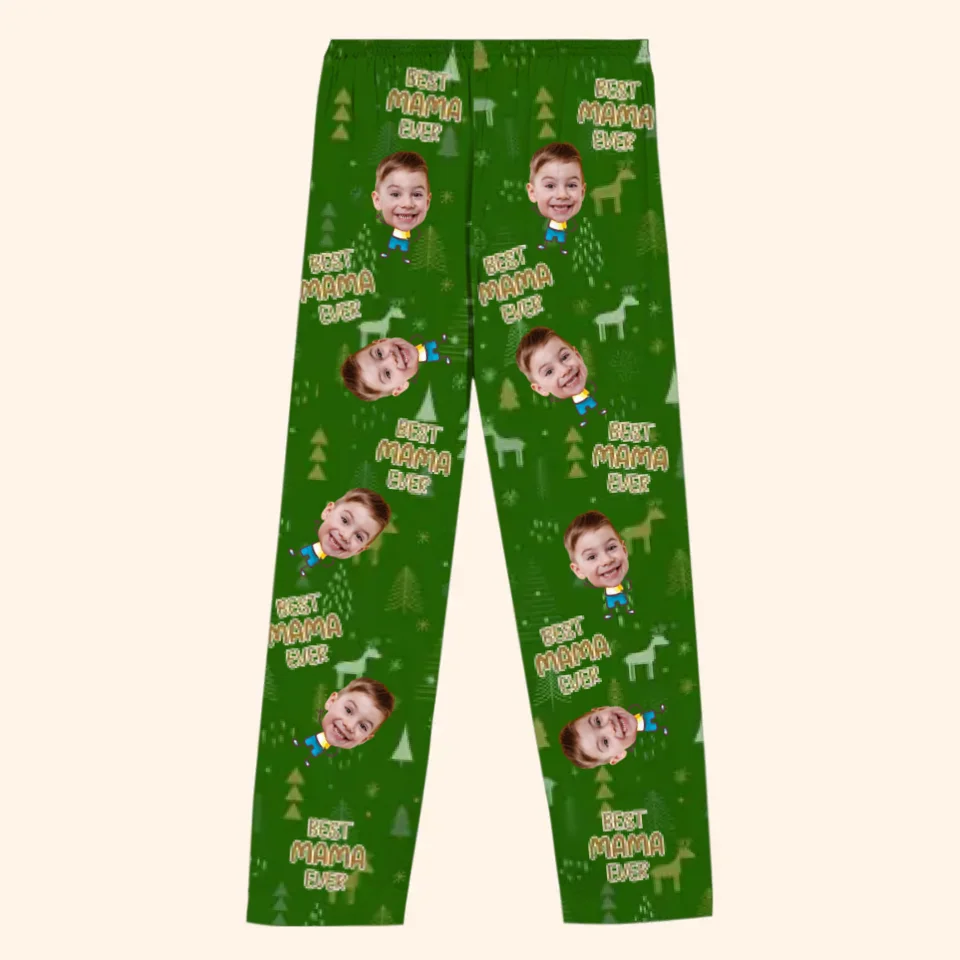 Custom Photo Christmas Good Cheer Is Found With Family - Family Personalized Custom Pajama Pants - Christmas Gift For Family Members - Image 2