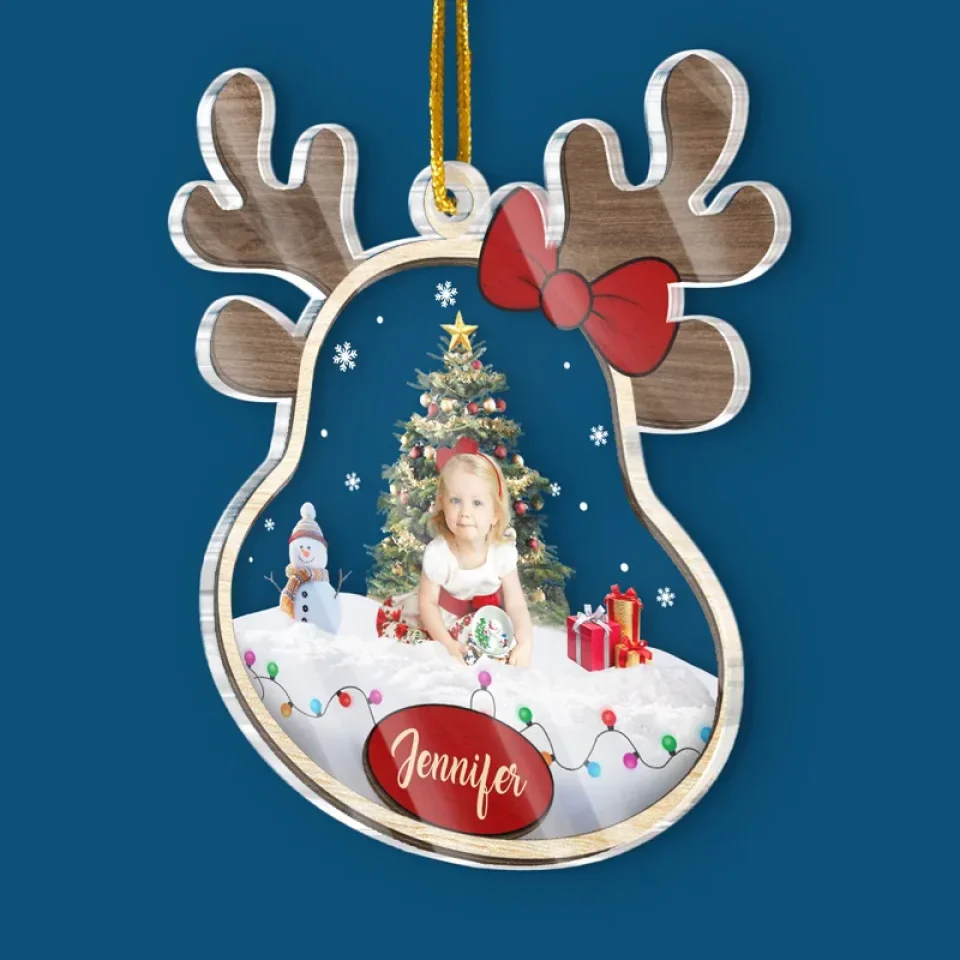 Custom Photo Christmas Is A Time To Reflect On Family Bonds - Family Personalized Custom Ornament - Acrylic Custom Shaped - Christmas Gift For Family Members - Image 3
