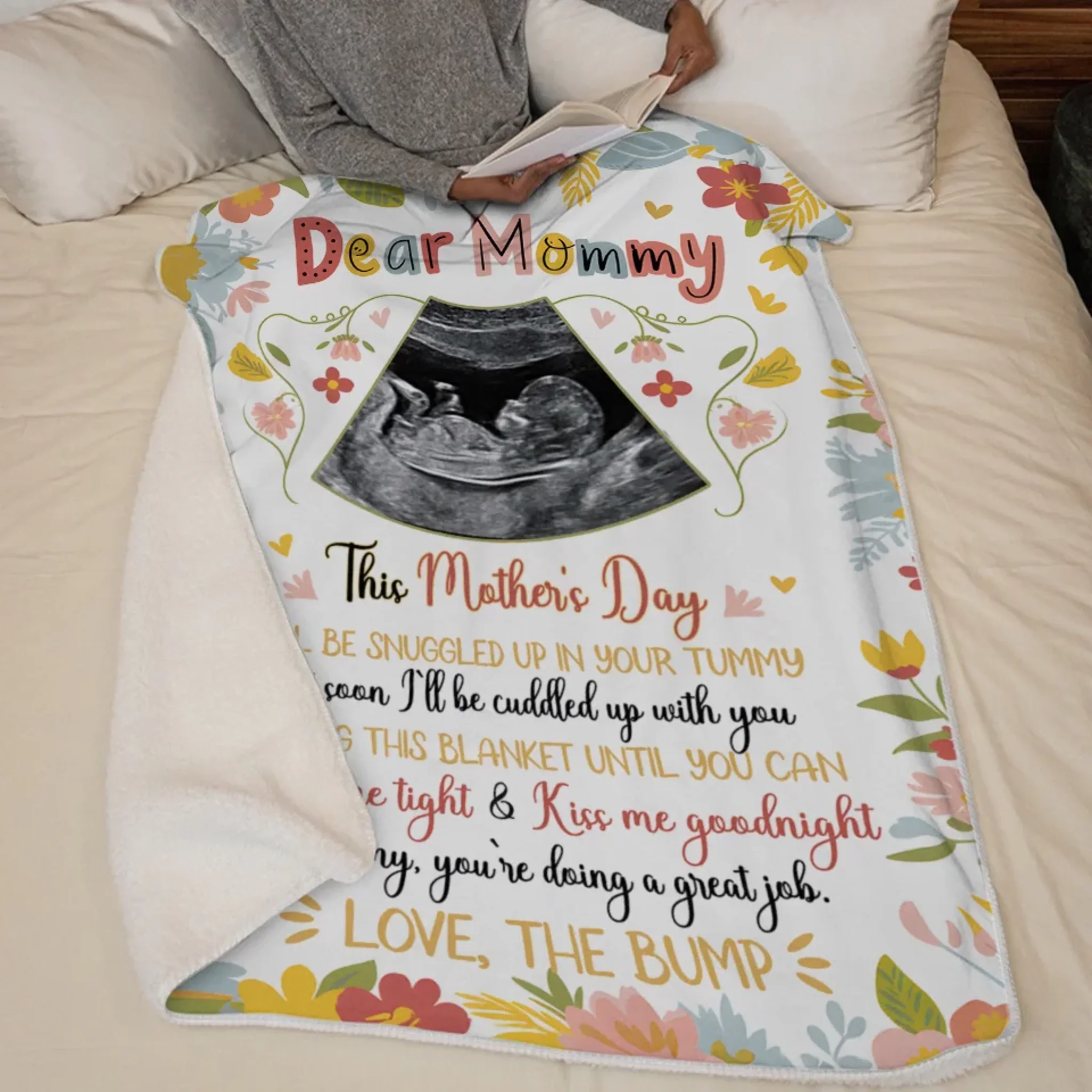 Custom Photo Every Baby Is A Little Miracle - Family Personalized Custom Blanket - Mother's Day, Baby Shower Gift, Gift For First Mom - Image 5