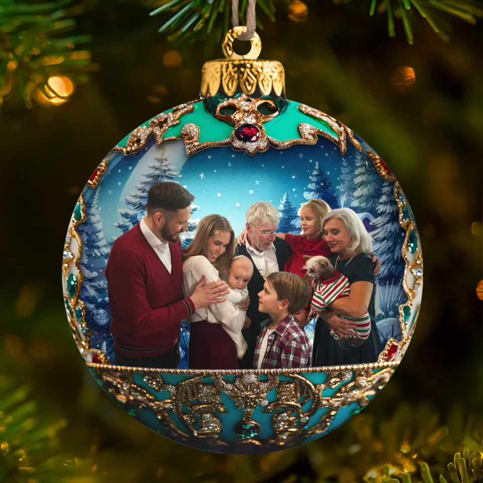 Custom Photo Family Makes Christmas Special - Family Personalized Custom Ornament - Wood Custom Shaped - Christmas Gift For Family Members - Image 2