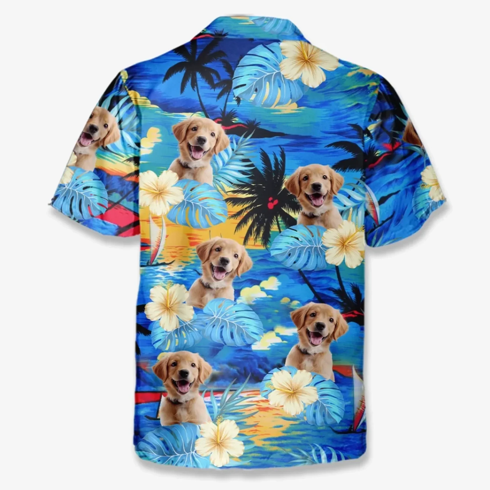 Custom Photo Fur Real, I’m On Vacay - Dog & Cat Personalized Custom Unisex Tropical Hawaiian Aloha Shirt - Summer Vacation Gift, Gift For Pet Owners, Pet Lovers - Image 5