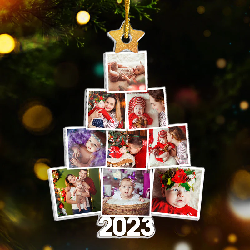 Custom Photo Grandparents Grandkids The Perfect Christmas Tree - Family Personalized Custom Ornament - Acrylic Custom Shaped - Christmas Gift For Grandma, Grandpa - Image 2
