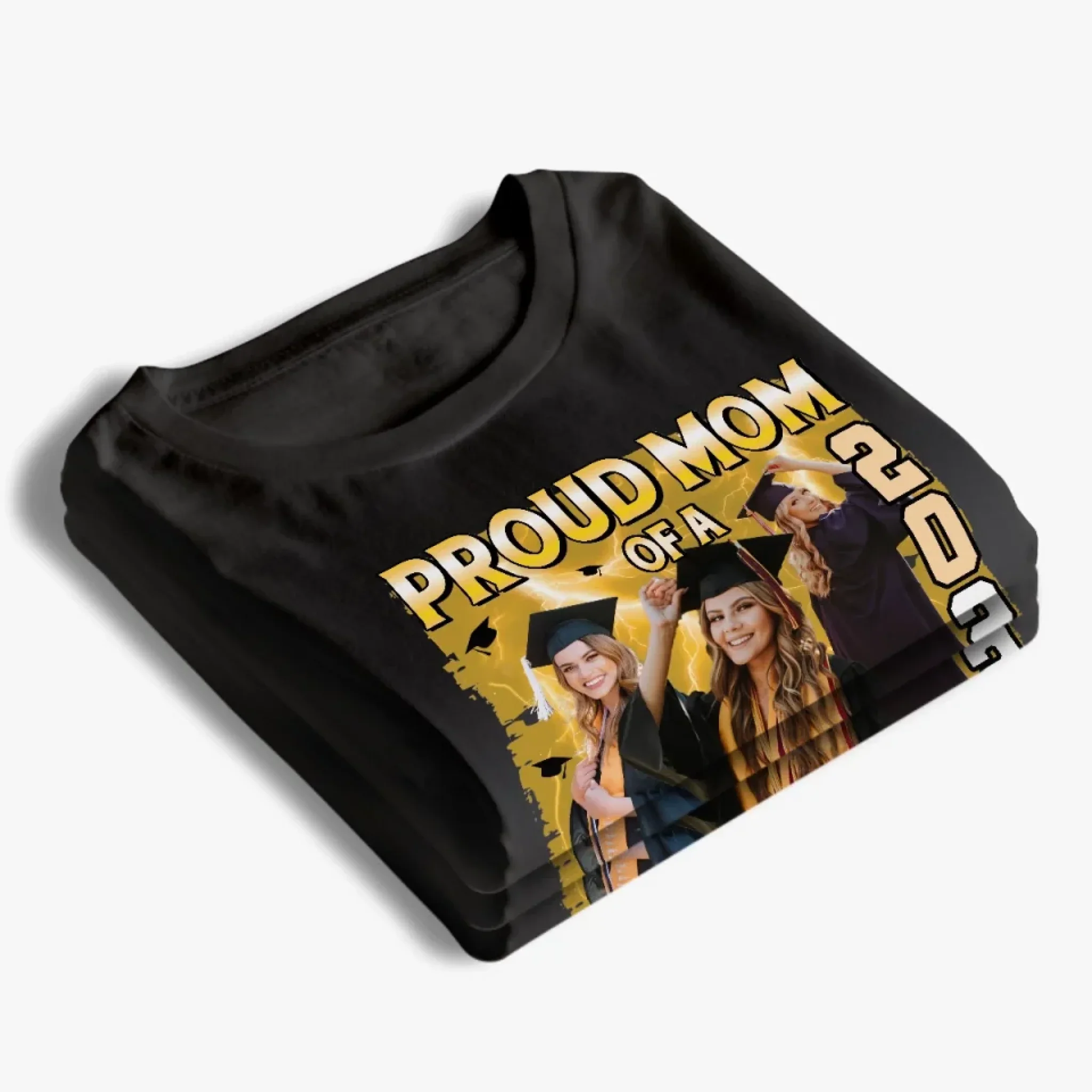 Custom Photo Her Success, My Pride - Family Personalized Custom Unisex T-shirt, Premium T-shirt, Hoodie - Graduation Gift For Family Members, Siblings, Brothers, Sisters - Image 4