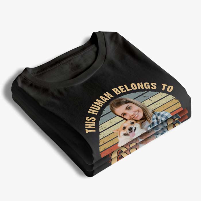 Custom Photo I Belong To This Furry Friend - Dog Personalized Custom Unisex T-shirt, Hoodie, Sweatshirt - Gift For Pet Owners, Pet Lovers - Image 3