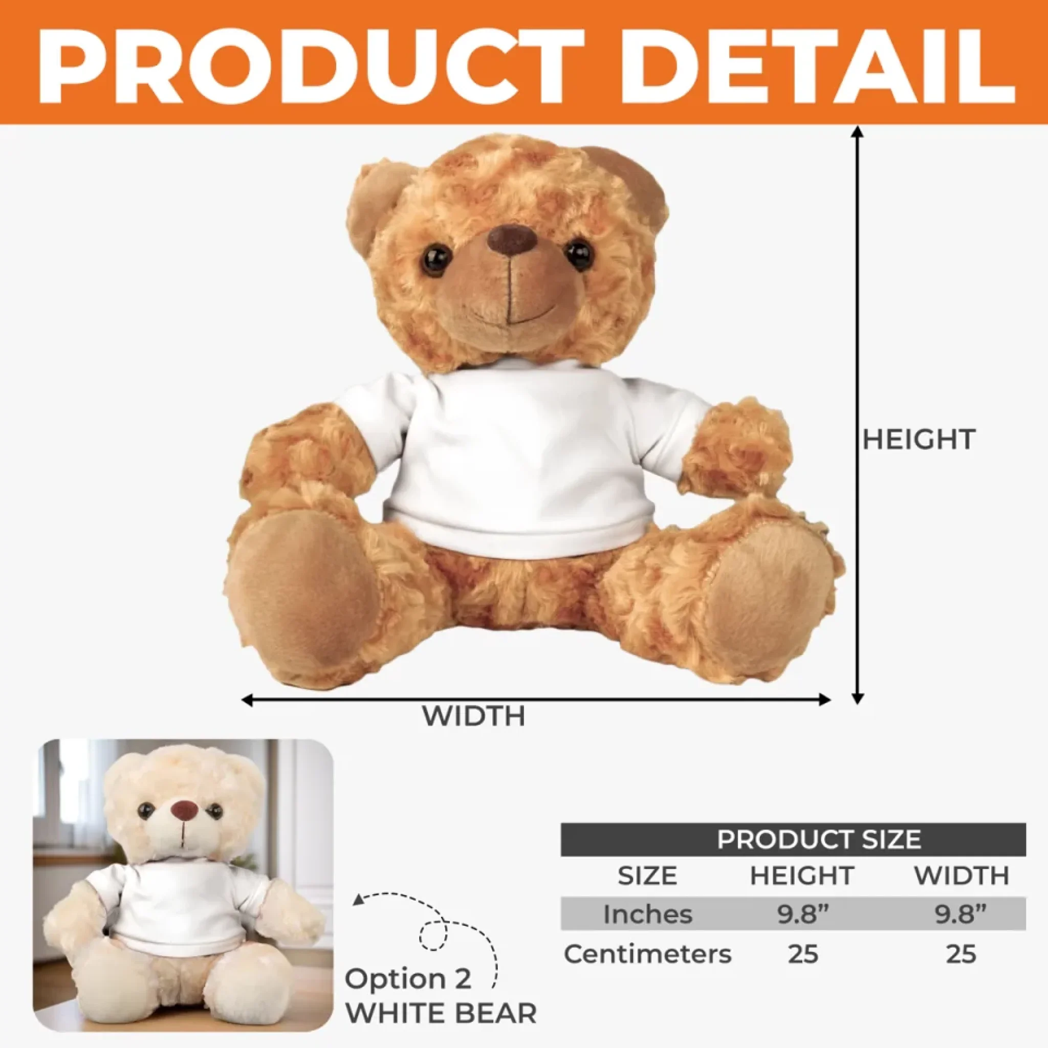 Custom Photo In Heaven, You Run Free - Memorial Personalized Custom Teddy Bear Plush - Sympathy Gift For Pet Owners, Pet Lovers - Image 7