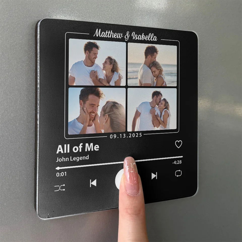 Custom Photo I’ve Found The Love Of My Life - Couple Personalized Custom Music Fridge Magnet That Can Play Songs - Gift For Husband Wife, Anniversary - Image 3