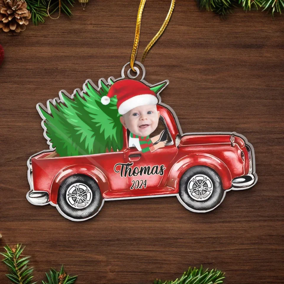 Custom Photo Little Moments Bring Big Joy During The Christmas Season - Family Personalized Custom Ornament - Acrylic Custom Shaped - Christmas Gift For Baby Kids, Newborn Baby, First Christmas - Image 5