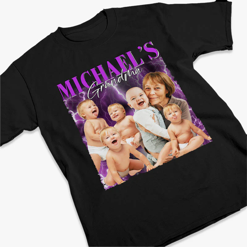 Custom Photo Mother’s Love Is Peace - Family Personalized Custom Unisex T-shirt, Hoodie, Sweatshirt - Mother's Day, Birthday Gift For Mom, Grandma - Image 2