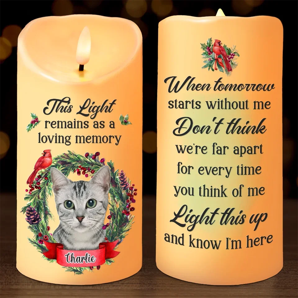 Custom Photo Much Loved Never Forgotten
- Memorial Personalized Custom LED Candle - Sympathy Gift, Christmas Gift, New Arrival Gift For Pet Owners, Pet Lovers