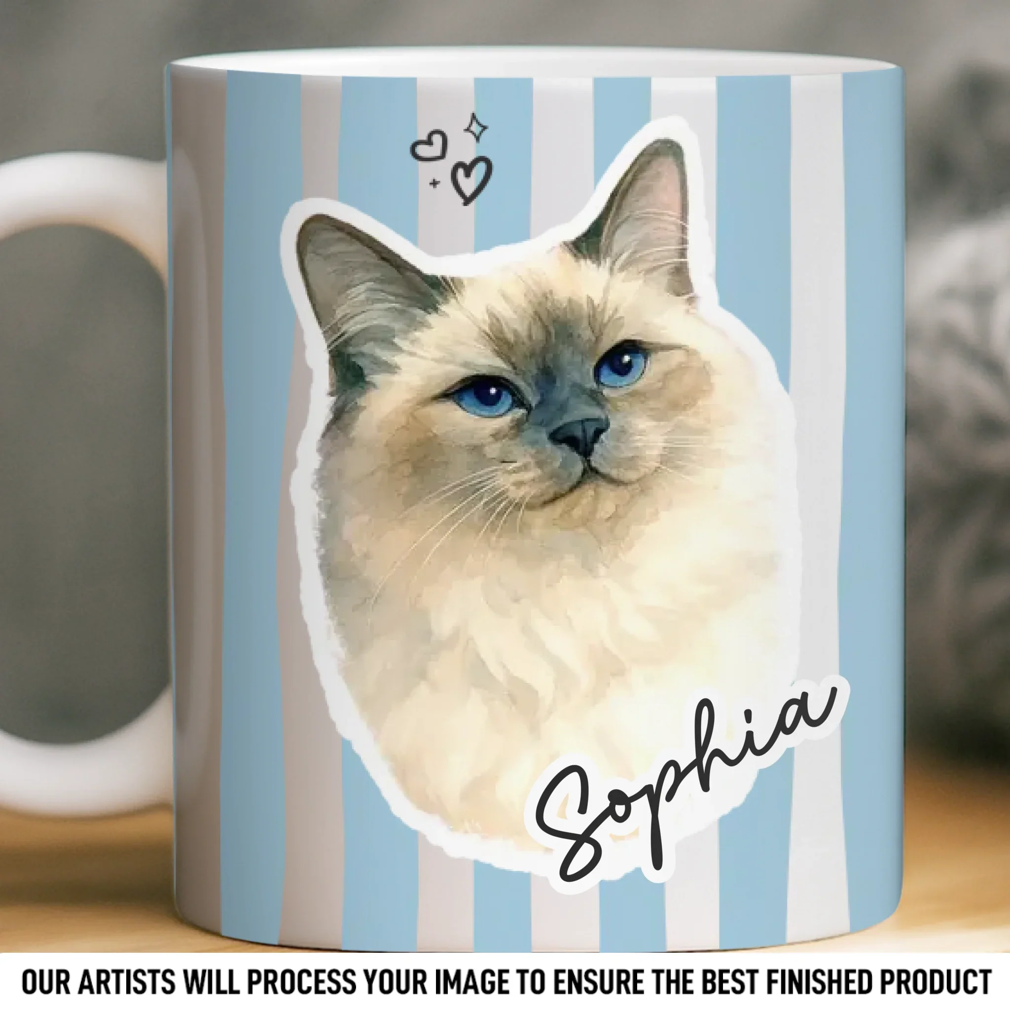 Custom Photo Mug - Personalized Birthday Gifts For Dog Cat Lovers, Dog Dad And Mom, Cat Owners - Home Feels Warmer With You - Image 2