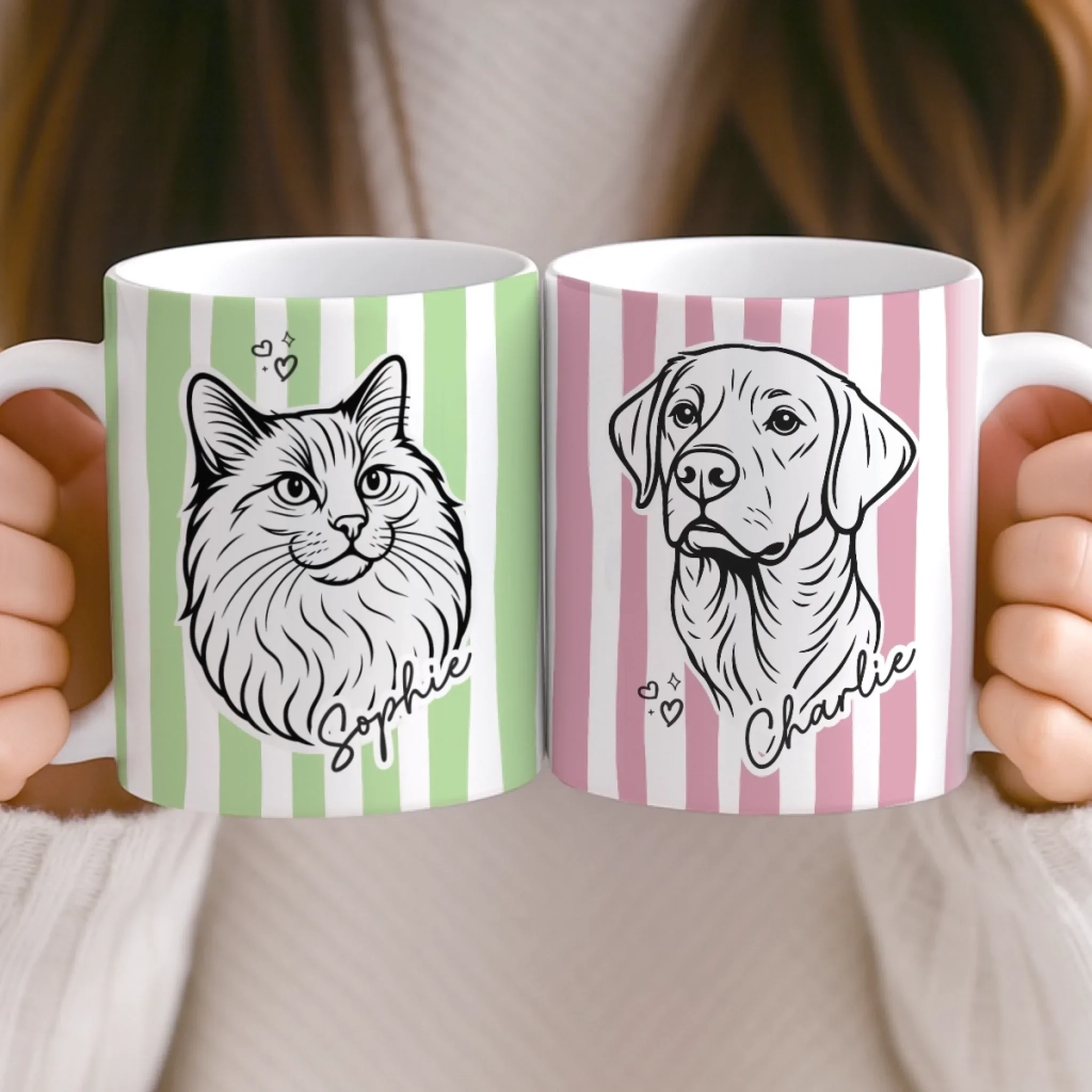 Custom Photo Mug - Personalized Birthday Gifts For Dog Cat Lovers, Dog Dad And Mom, Cat Owners - Pets Make Life Cuter - Image 5