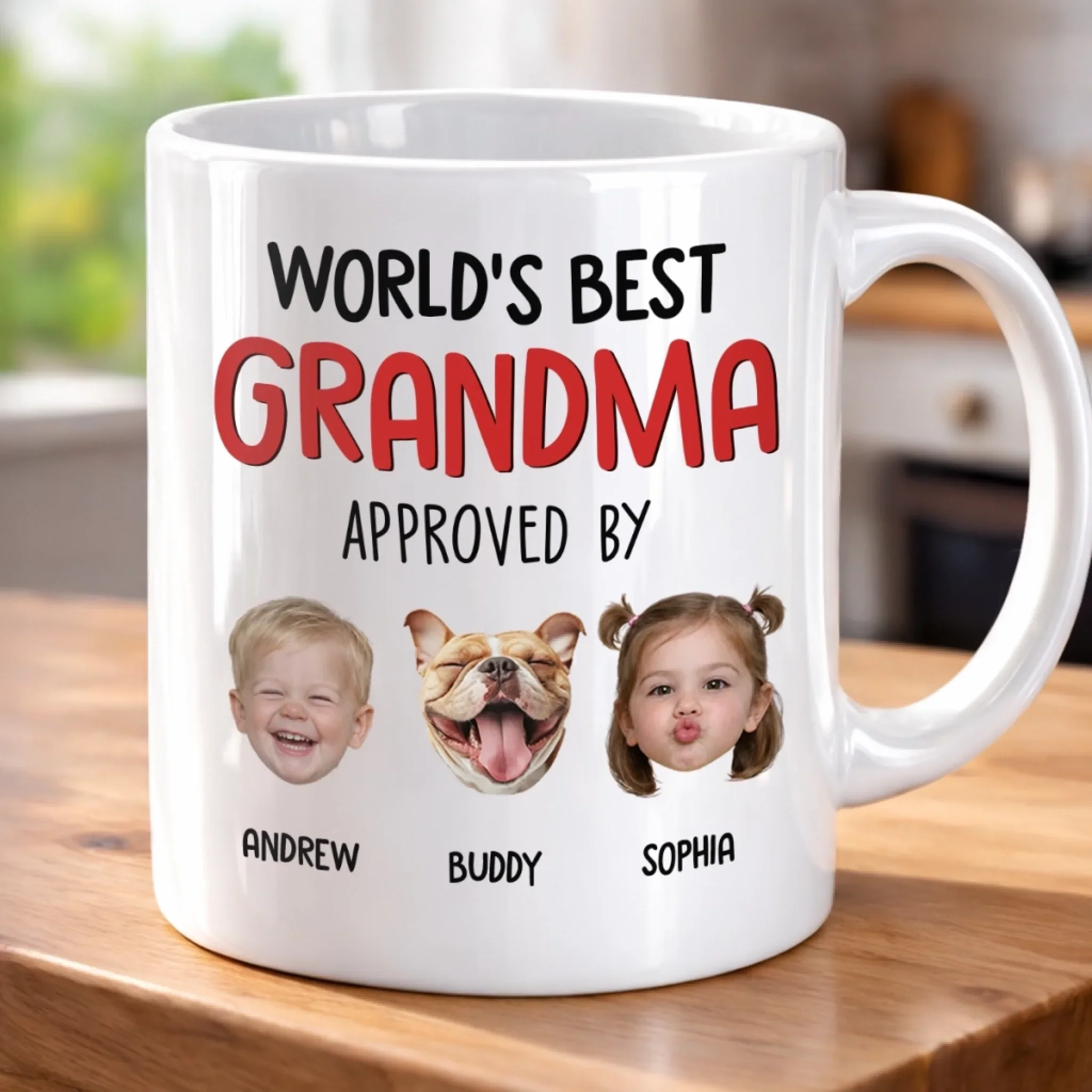 Custom Photo Mug - Personalized Mother's Day, Baby Shower, Gender Reveal Gifts For New Moms, New Grandma - The Boss, The Legend, Grandma - Image 4