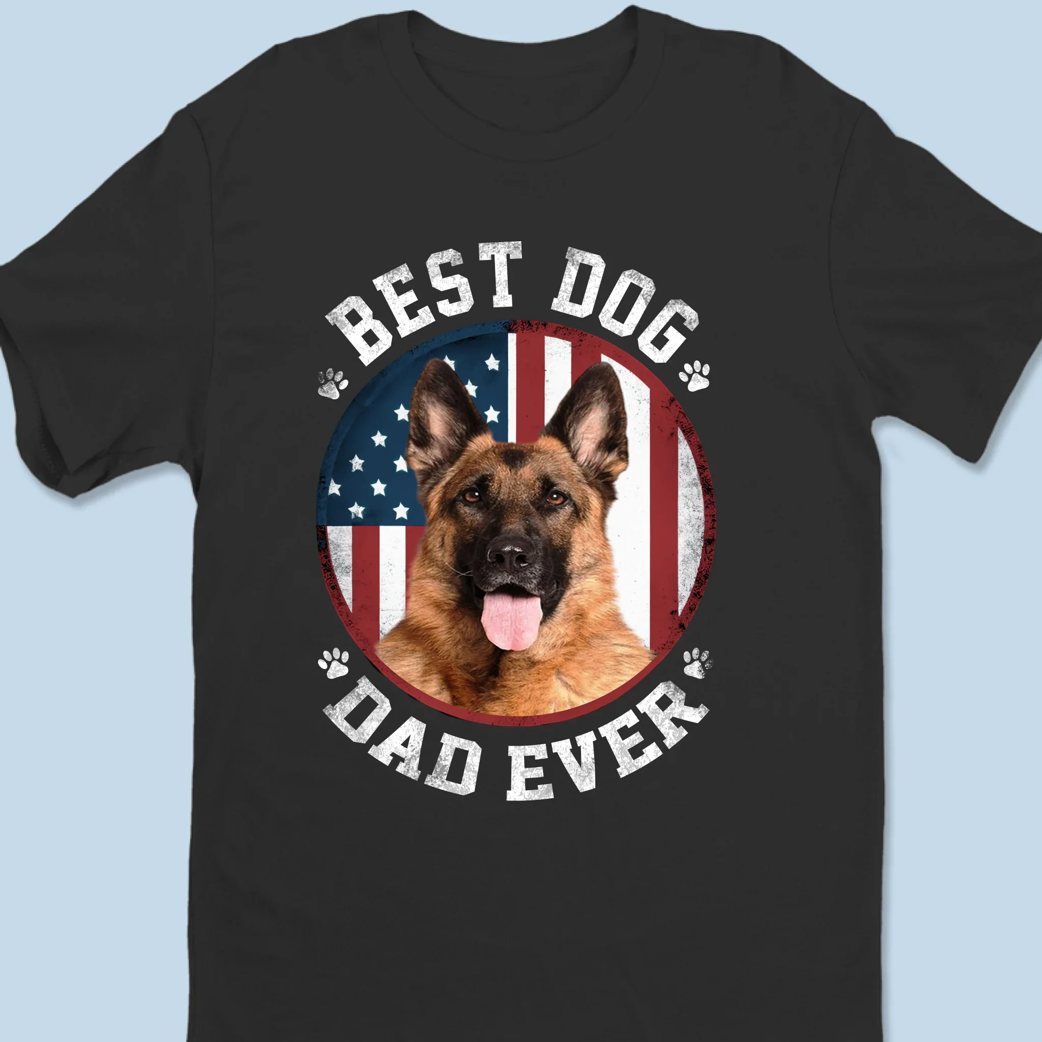 Custom Photo My Heart Beats Dog - Dog & Cat Personalized Custom Unisex T-shirt, Premium T-shirt, Hoodie - Father's Day, Gift For Dad, Pet Owners, Pet Lovers - Image 6