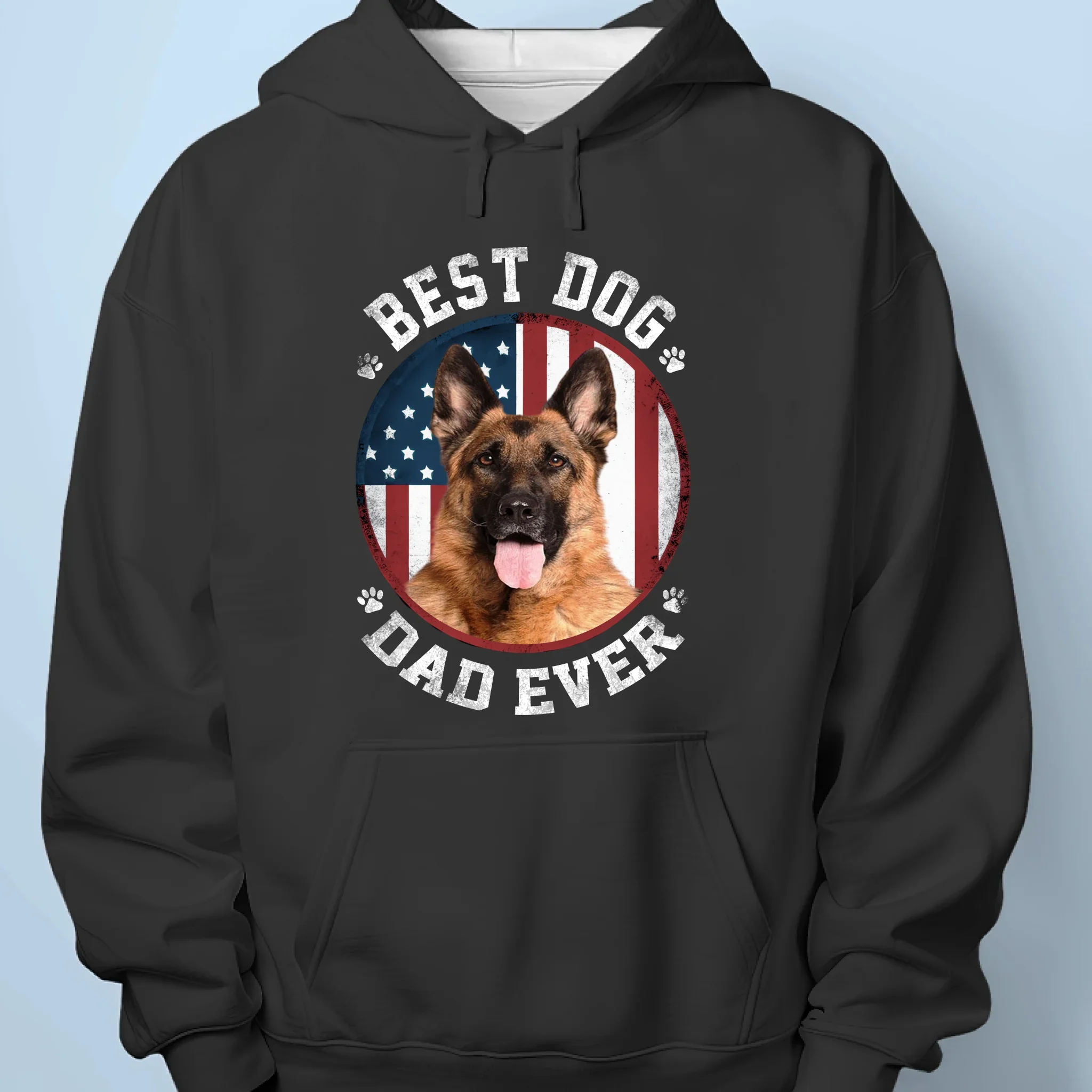 Custom Photo My Heart Beats Dog - Dog & Cat Personalized Custom Unisex T-shirt, Premium T-shirt, Hoodie - Father's Day, Gift For Dad, Pet Owners, Pet Lovers - Image 7