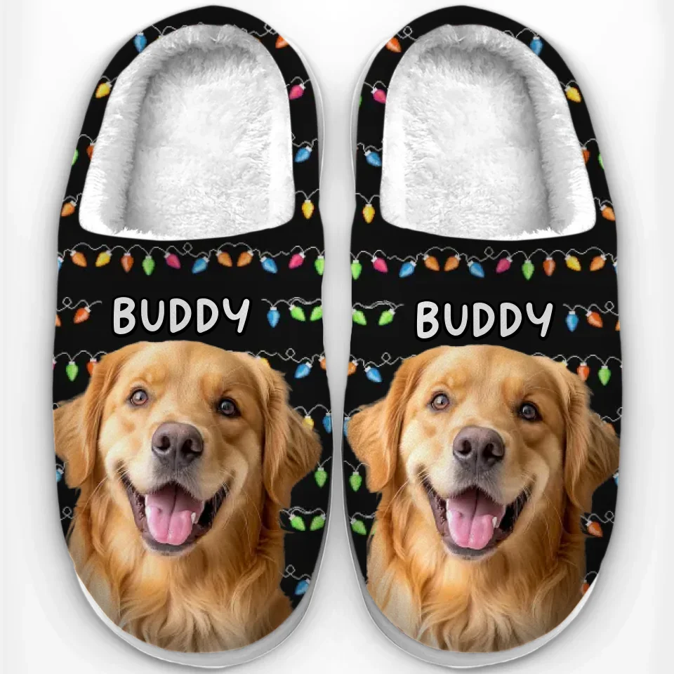 Custom Photo Nothing Says Comfort Like A Cozy Pair Of Slippers For Pet Lovers - Dog & Cat Personalized Custom Fluffy Slippers - Christmas Gift For Pet Owners, Pet Lovers - Image 2