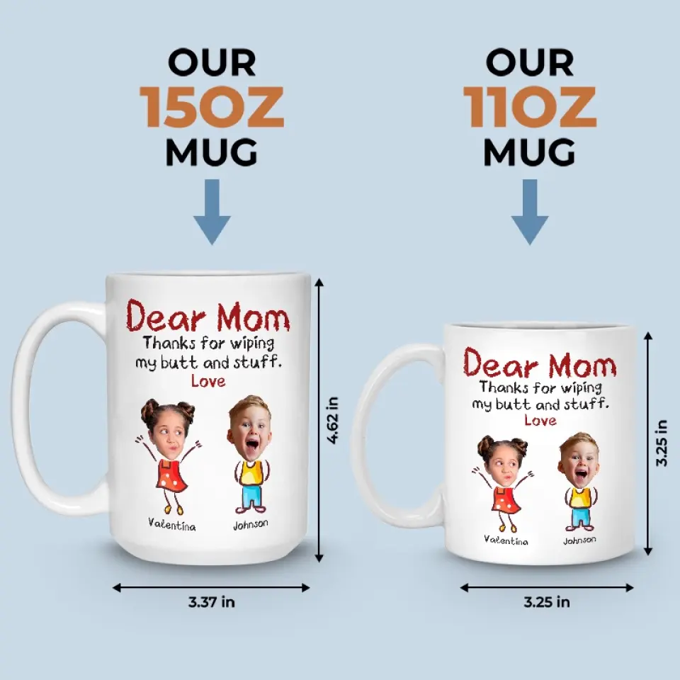 Custom Photo Our Family Stay Together And Forever - Family Personalized Custom Mug - Gift For Family Members - Image 5