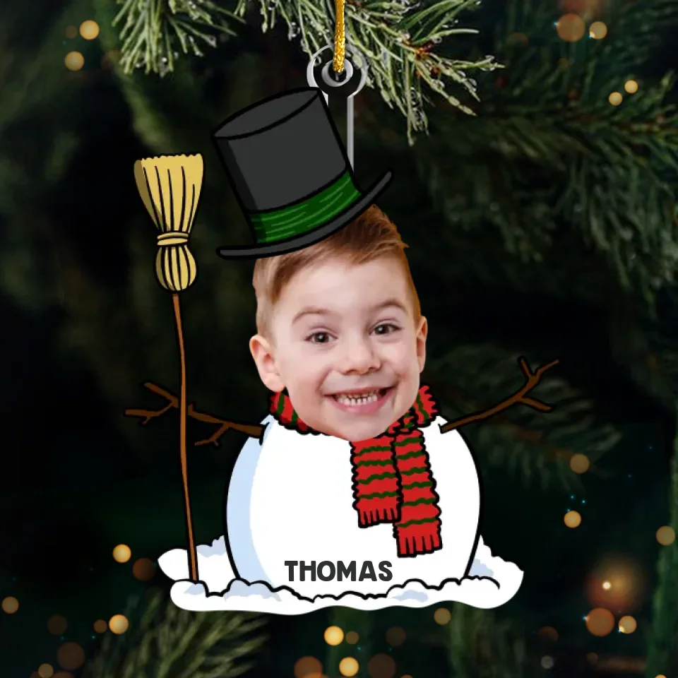 Custom Photo Our Pride And Christmas Joy - Family Personalized Custom Ornament - Acrylic Custom Shaped - Christmas Gift For Baby Kids, Newborn Baby - Image 2