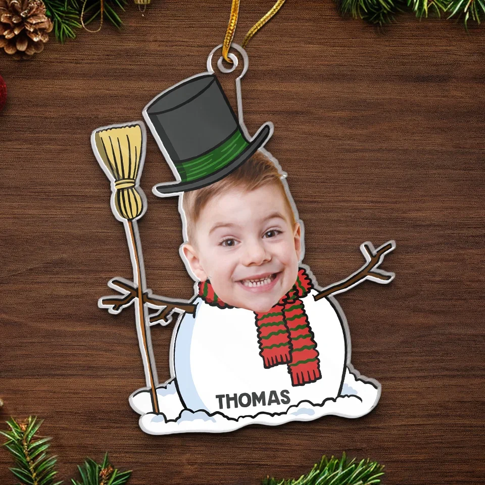 Custom Photo Our Pride And Christmas Joy - Family Personalized Custom Ornament - Acrylic Custom Shaped - Christmas Gift For Baby Kids, Newborn Baby - Image 5