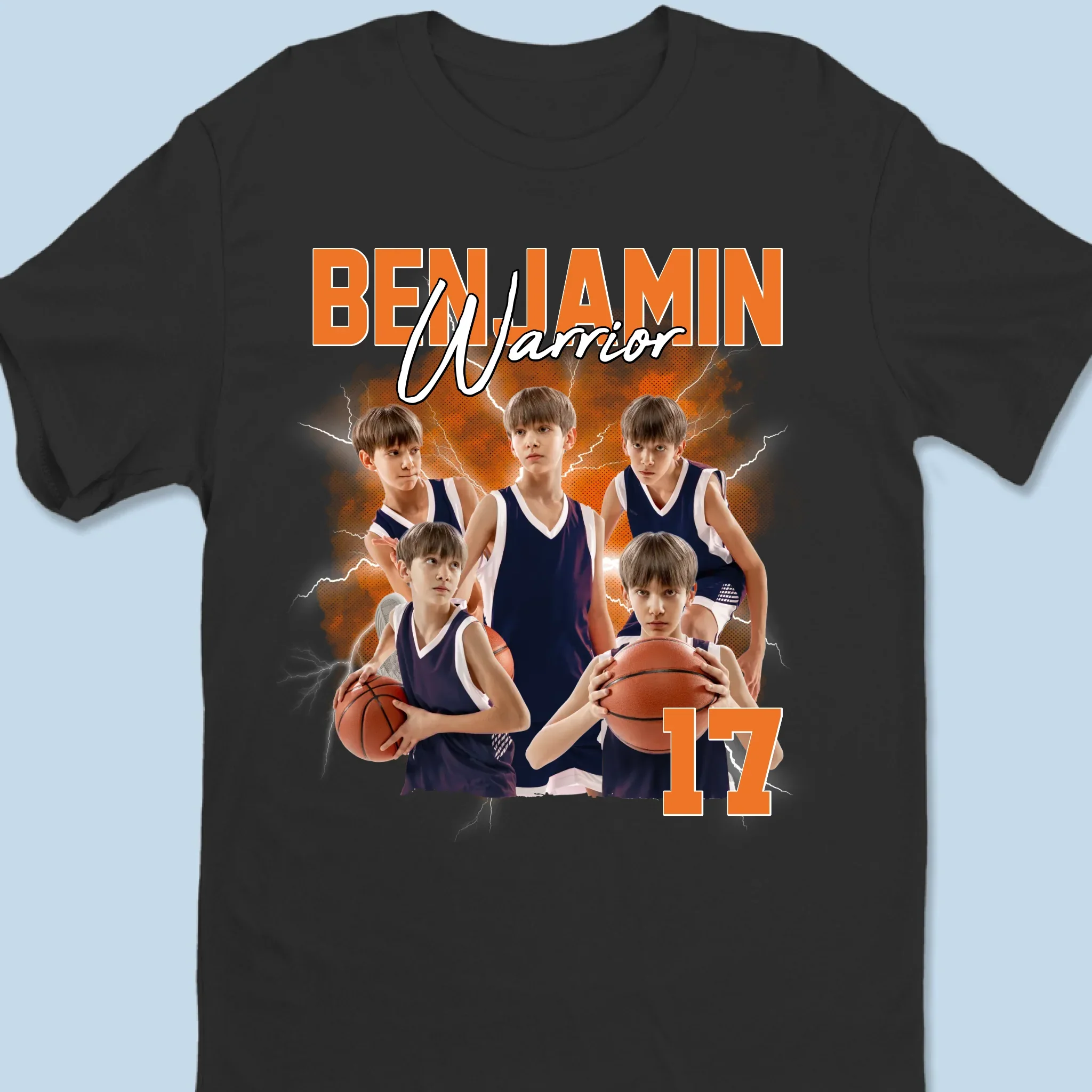 Custom Photo Play Hard, Stay Humble - Personalized Custom Unisex T-shirt, Premium T-shirt, Hoodie - Gift For Sport Lovers, Sport Players - Image 2