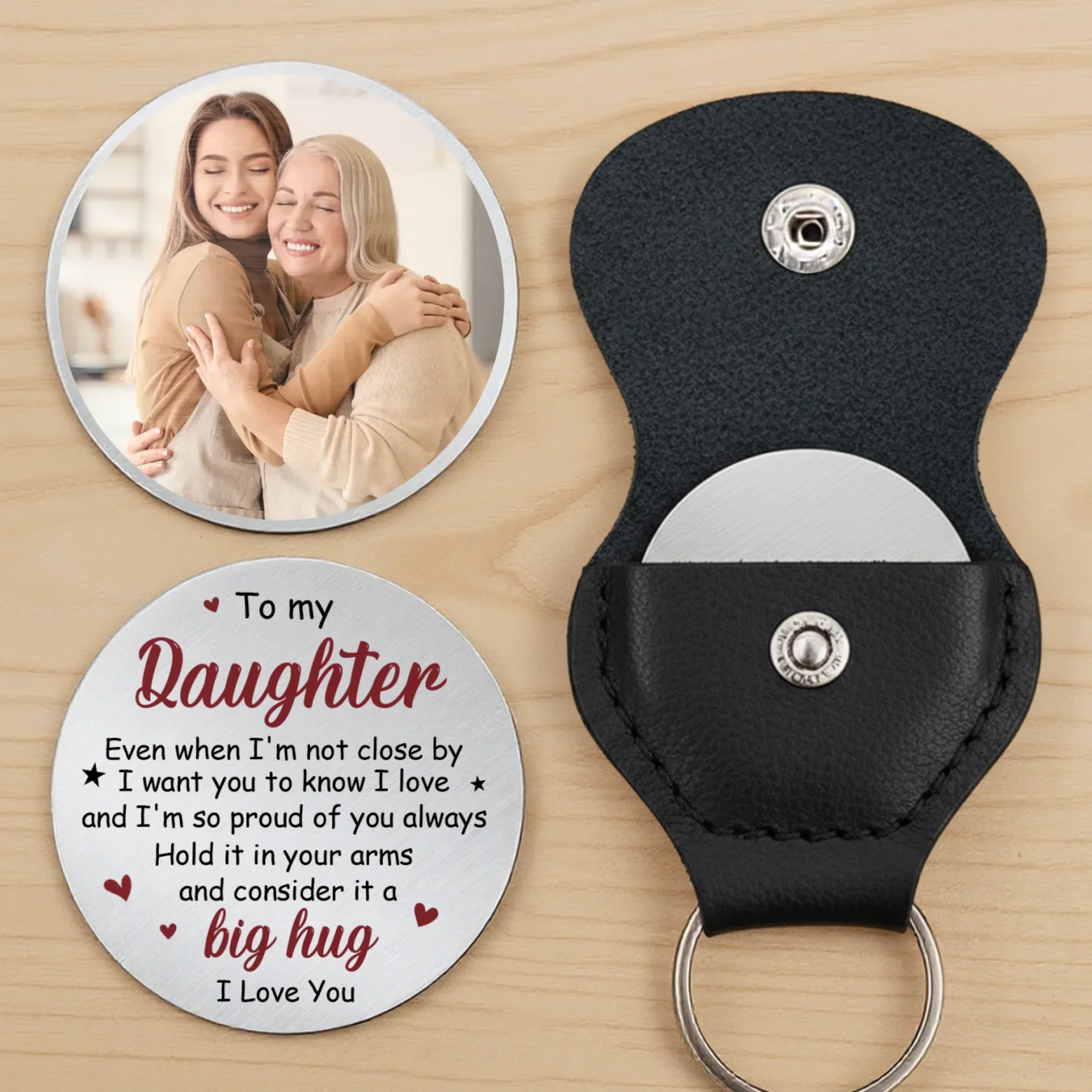 Custom Photo Pocket Hug - Personalized Birthday Gifts For Son, Daughter, Grandson, Granddaughter - I Love You And I’m So Proud Of You - Image 4