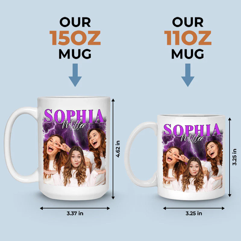 Custom Photo Positive Vibes Positive Life - Family Personalized Custom Mug - Gift For Family Members, Pet Owners, Pet Lovers - Image 4