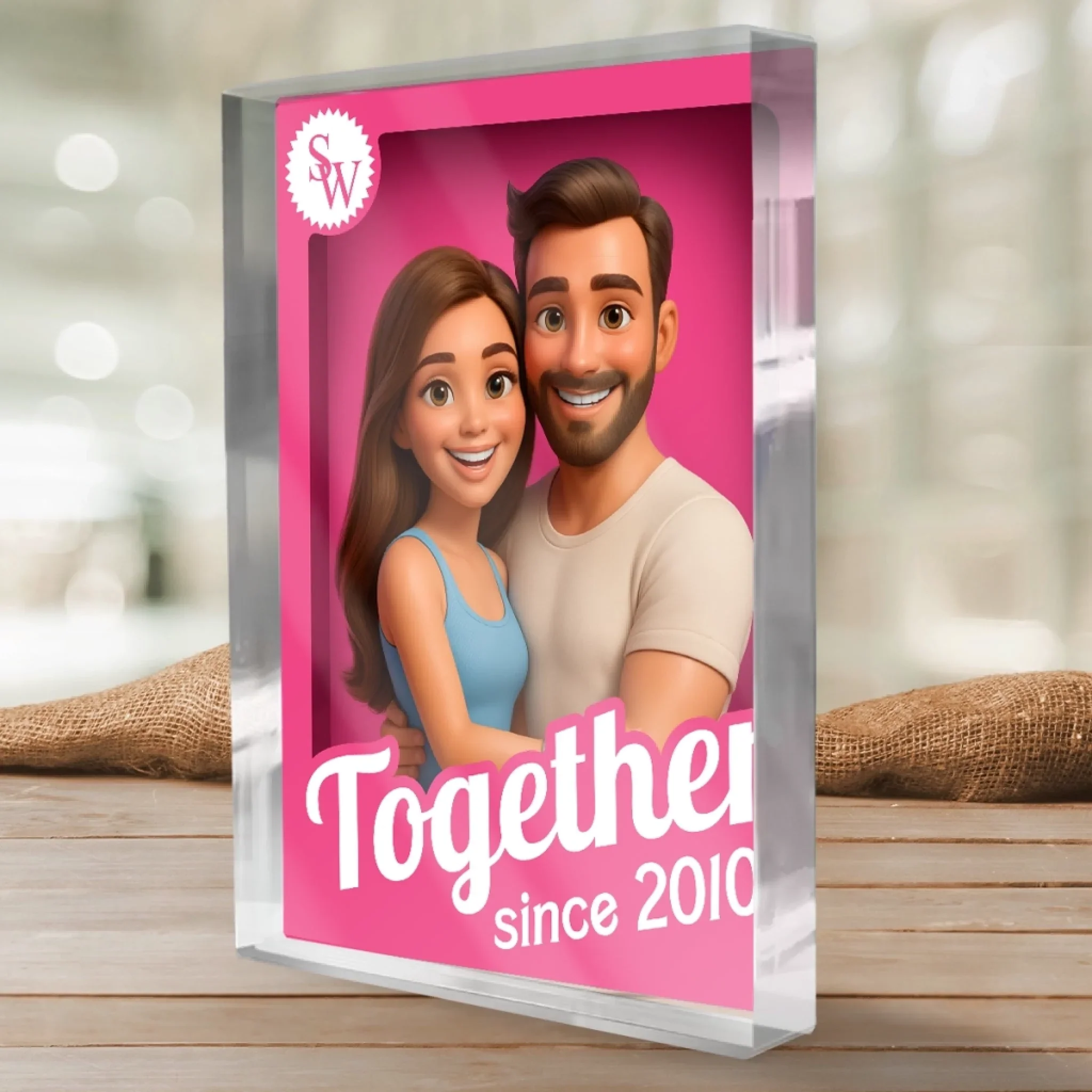 Custom Photo Rectangle Shaped Acrylic Plaque - Personalized Anniversary Wedding Gifts For Husband And Wife, Him And Her - You And Me Always - Image 3