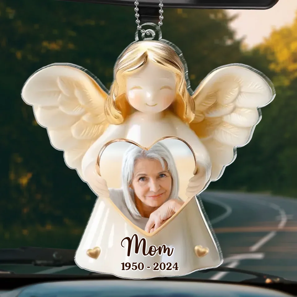 Custom Photo Remembered With Love - Memorial Personalized Custom Ornament - Acrylic Custom Shaped - Sympathy Gift, Christmas Gift For Family Members - Image 8