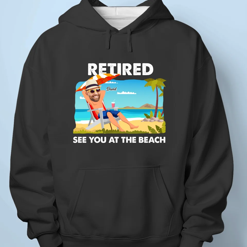 Custom Photo See You At The Beach - Personalized Custom Unisex T-shirt, Premium T-shirt, Hoodie - Appreciation, Retirement Gift For Coworkers, Work Friends, Colleagues, Family Members - Image 7