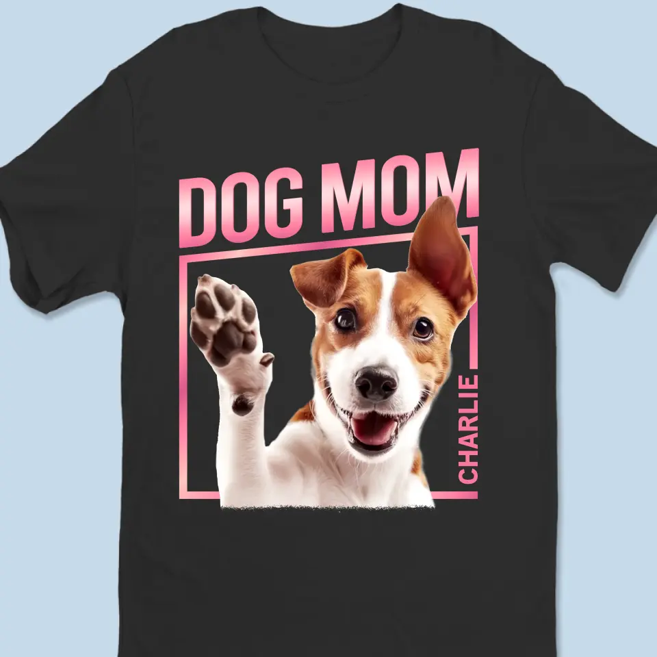 Custom Photo The Road To My Heart Is Filled With Paw Prints - Dog & Cat Personalized Custom Unisex T-shirt, Hoodie, Sweatshirt - Gift For Pet Owners, Pet Lovers - Image 2