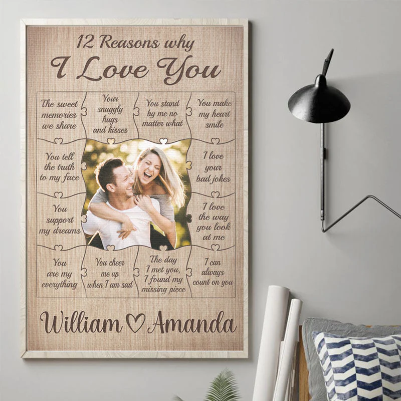 Custom Photo The Sweet Memories We Share - Couple Personalized Custom Vertical Poster - Gift For Husband Wife, Anniversary - Image 2