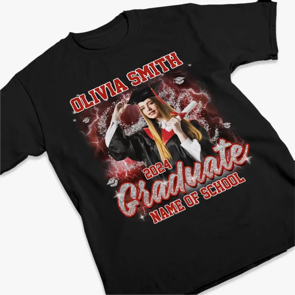 Custom Photo Time To Start A New Chapter - Family Personalized Custom Unisex T-shirt, Hoodie, Sweatshirt - Graduation Gift For Family Members, Siblings, Brothers, Sisters - Image 3