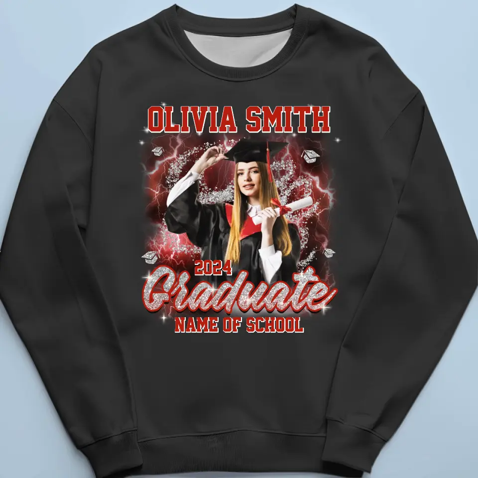 Custom Photo Time To Start A New Chapter - Family Personalized Custom Unisex T-shirt, Hoodie, Sweatshirt - Graduation Gift For Family Members, Siblings, Brothers, Sisters - Image 6