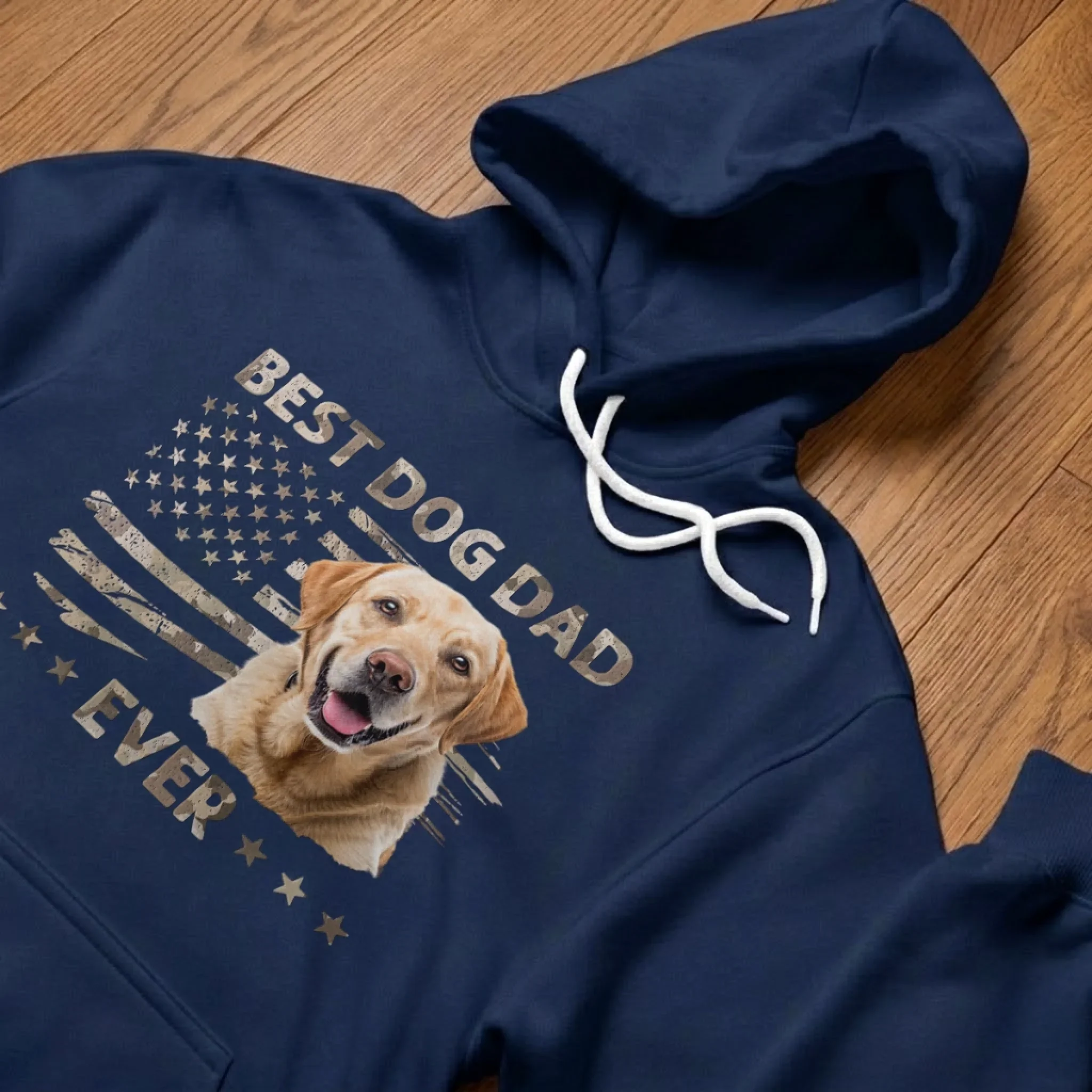 Custom Photo Unisex T-shirt, Premium T-shirt, Hoodie - Personalized Father's Day Birthday Gifts For Dad, Grandpa, Dog Cat Lovers, Dog Dad - Ultimate Dog Dad - Image 5