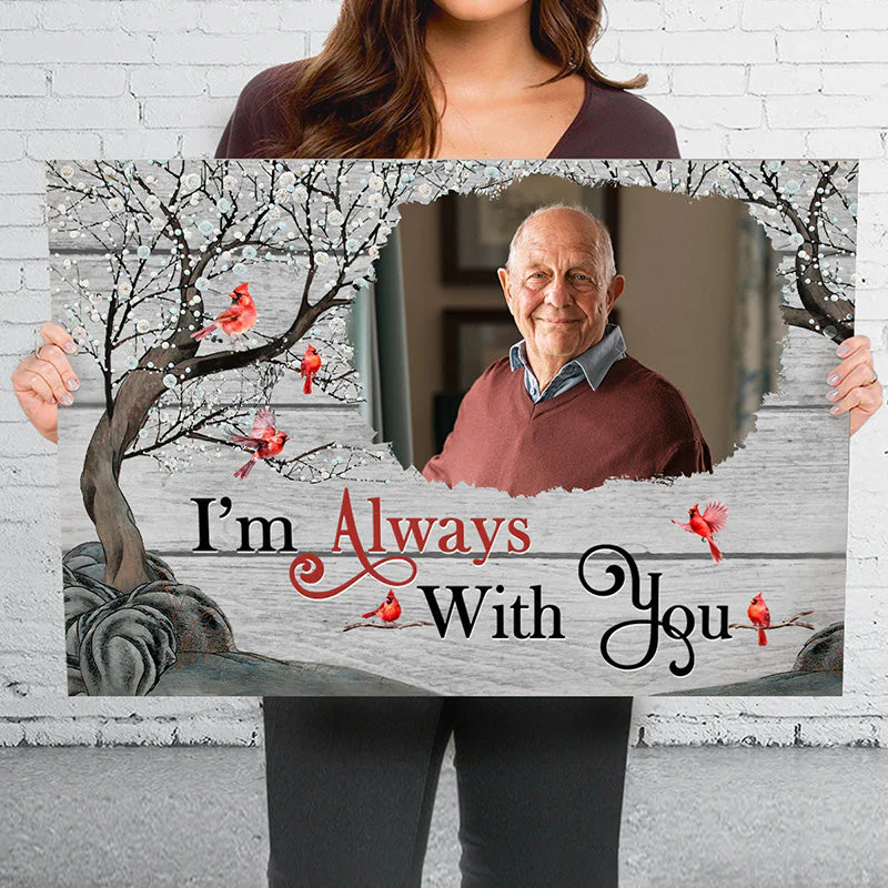 Custom Photo Until We Meet Again - Memorial Personalized Custom Horizontal Canvas - Sympathy Gift For Family Members - Image 3