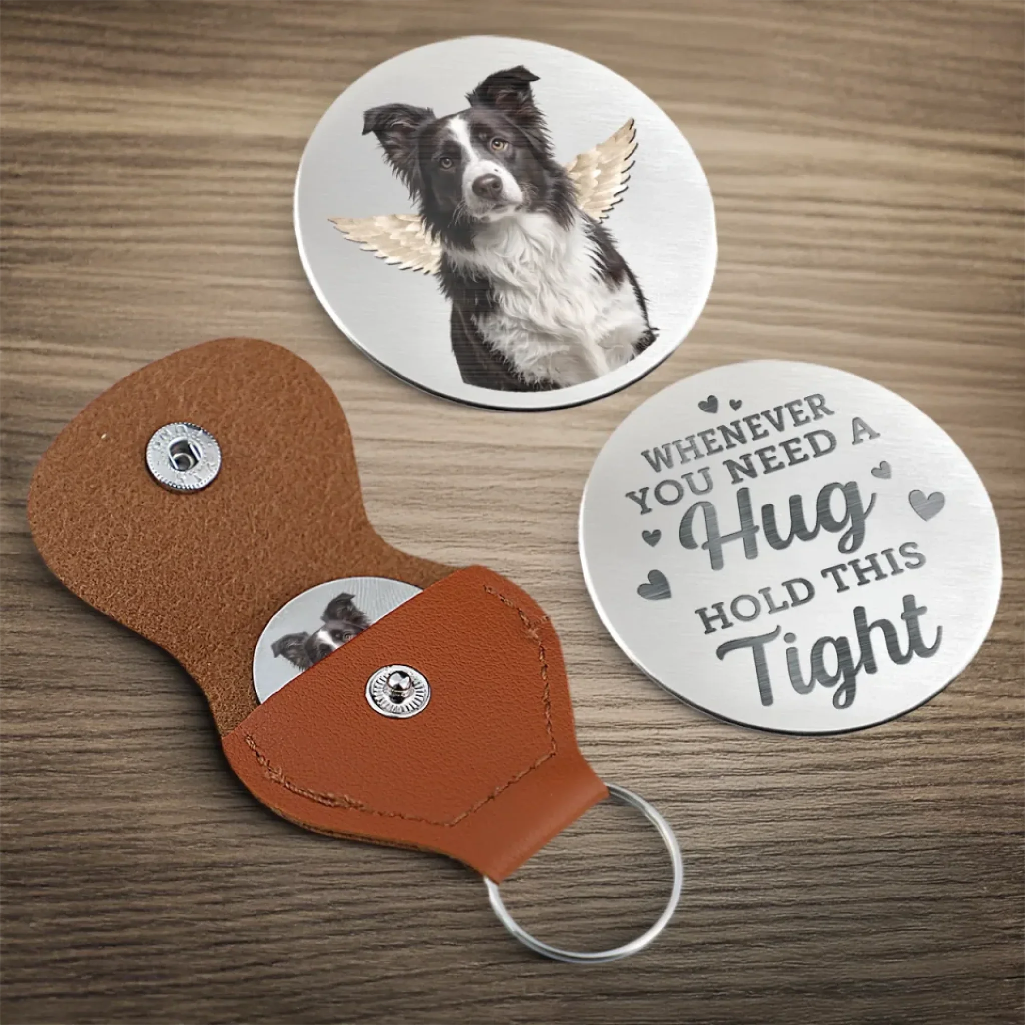 Custom Photo Until We Meet Again, My Friend - Memorial Personalized Custom Pocket Hug - Sympathy Gift For Pet Owners, Pet Lovers - Image 4